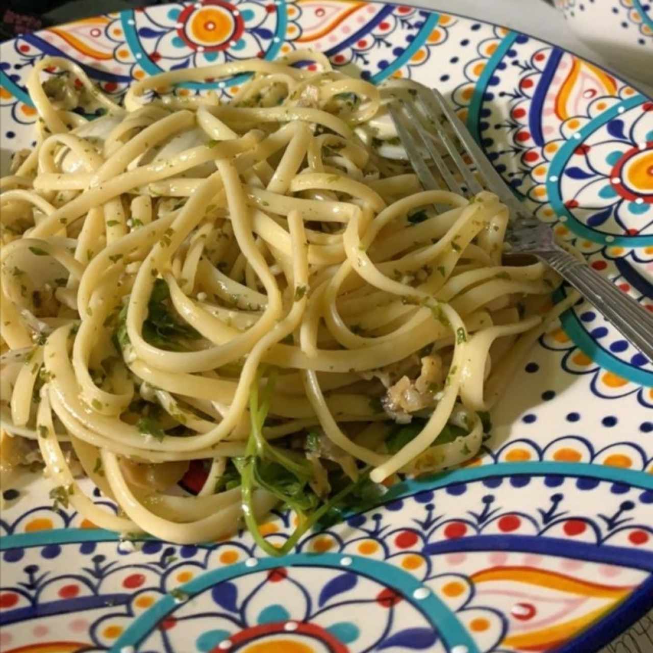 Spaghetti al oleo