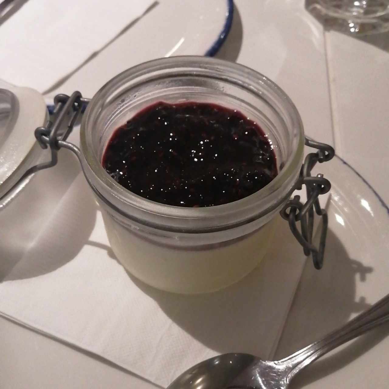 Pannacotta de frutos rojos