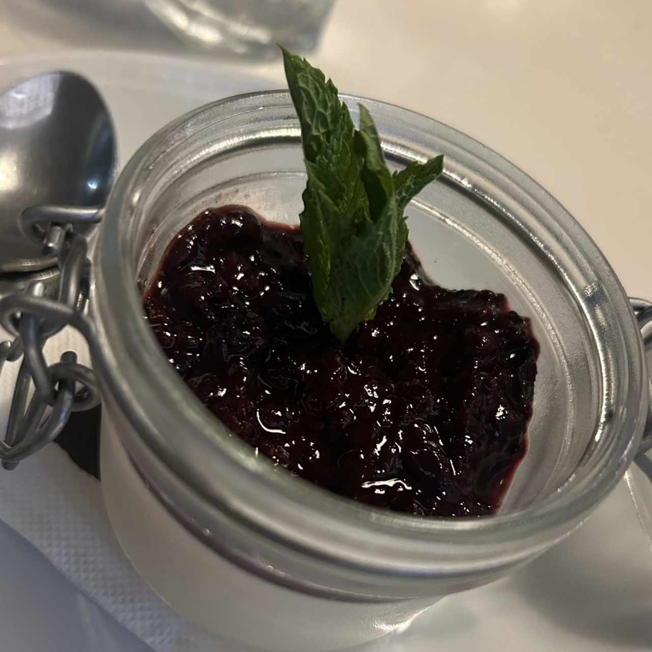 Pannacota de frutos rojos