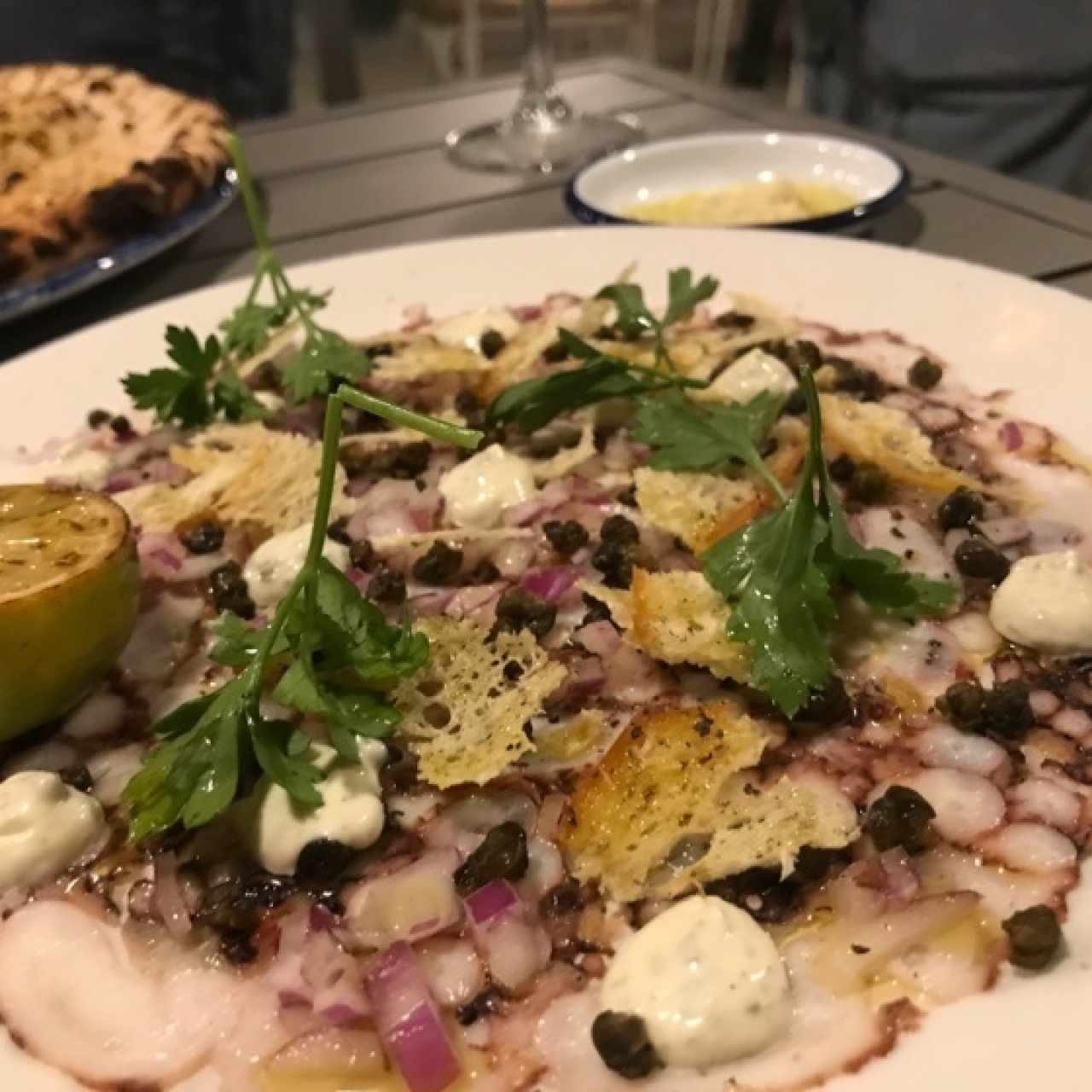 carpaccio de pulpo