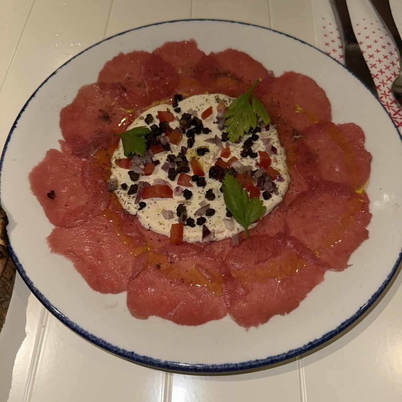 Carpaccio Di Manzo