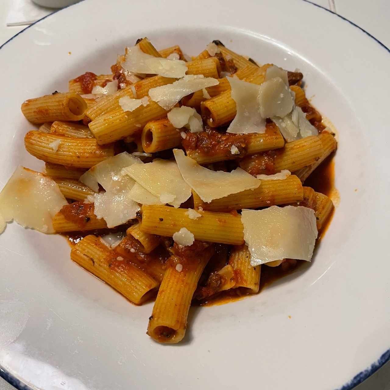 Pastas - Paccheri Alla Bolognesa