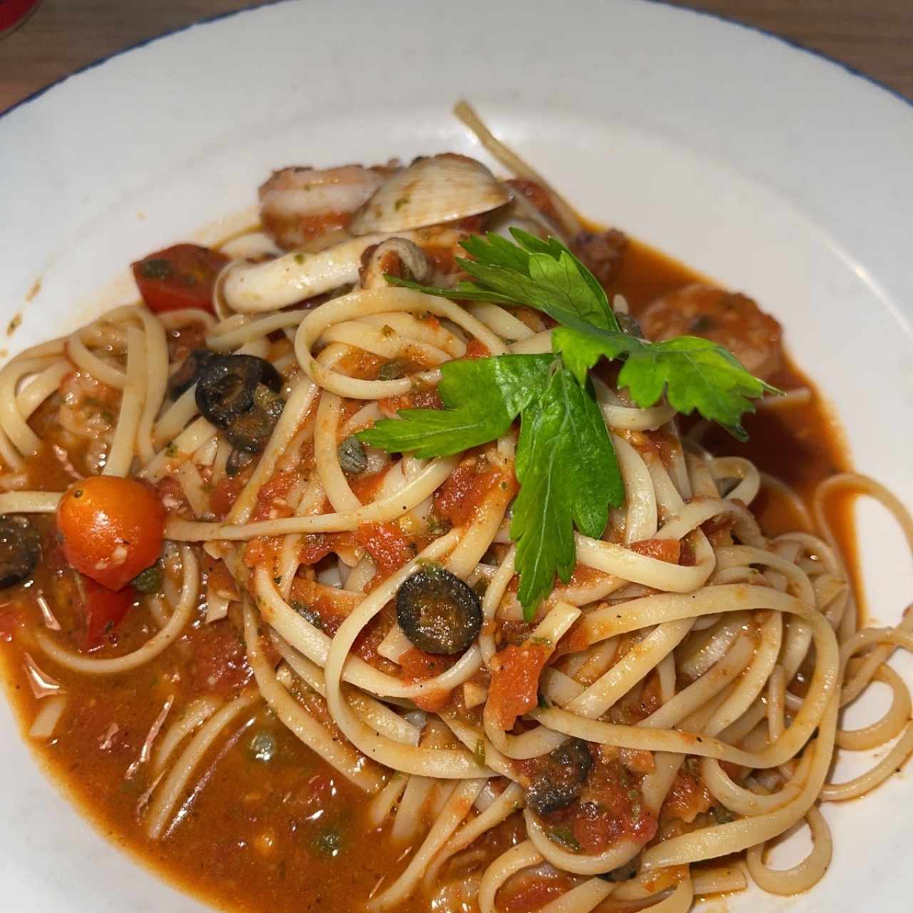 Linguini frutos del mar