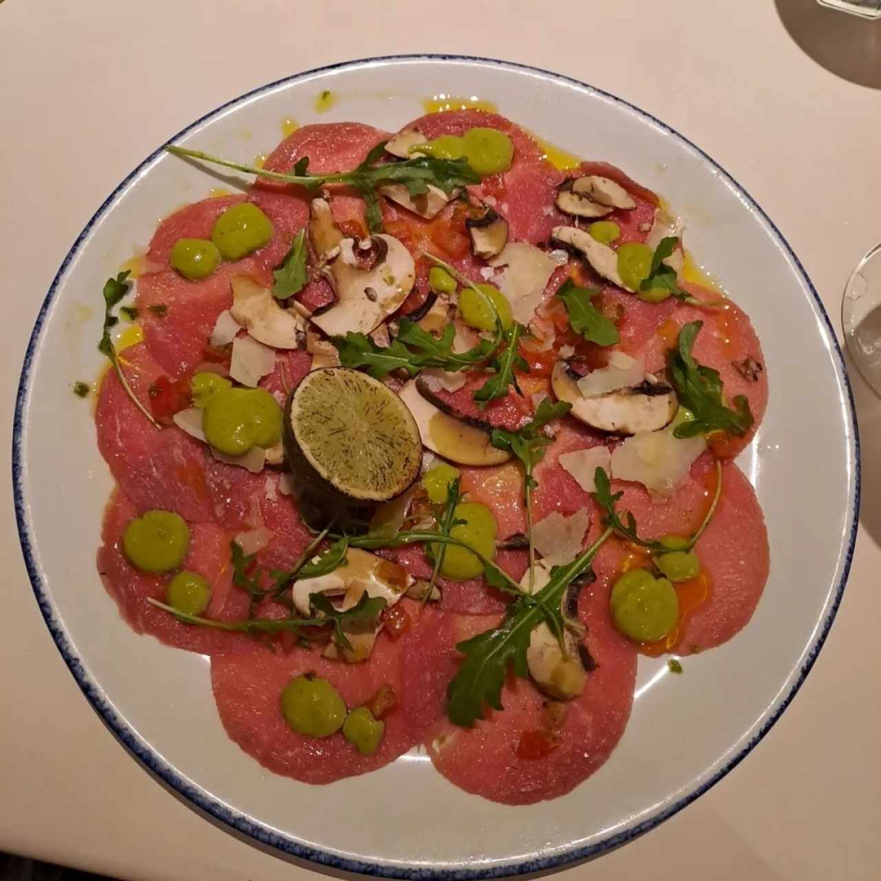 Carpaccio Di Manzo