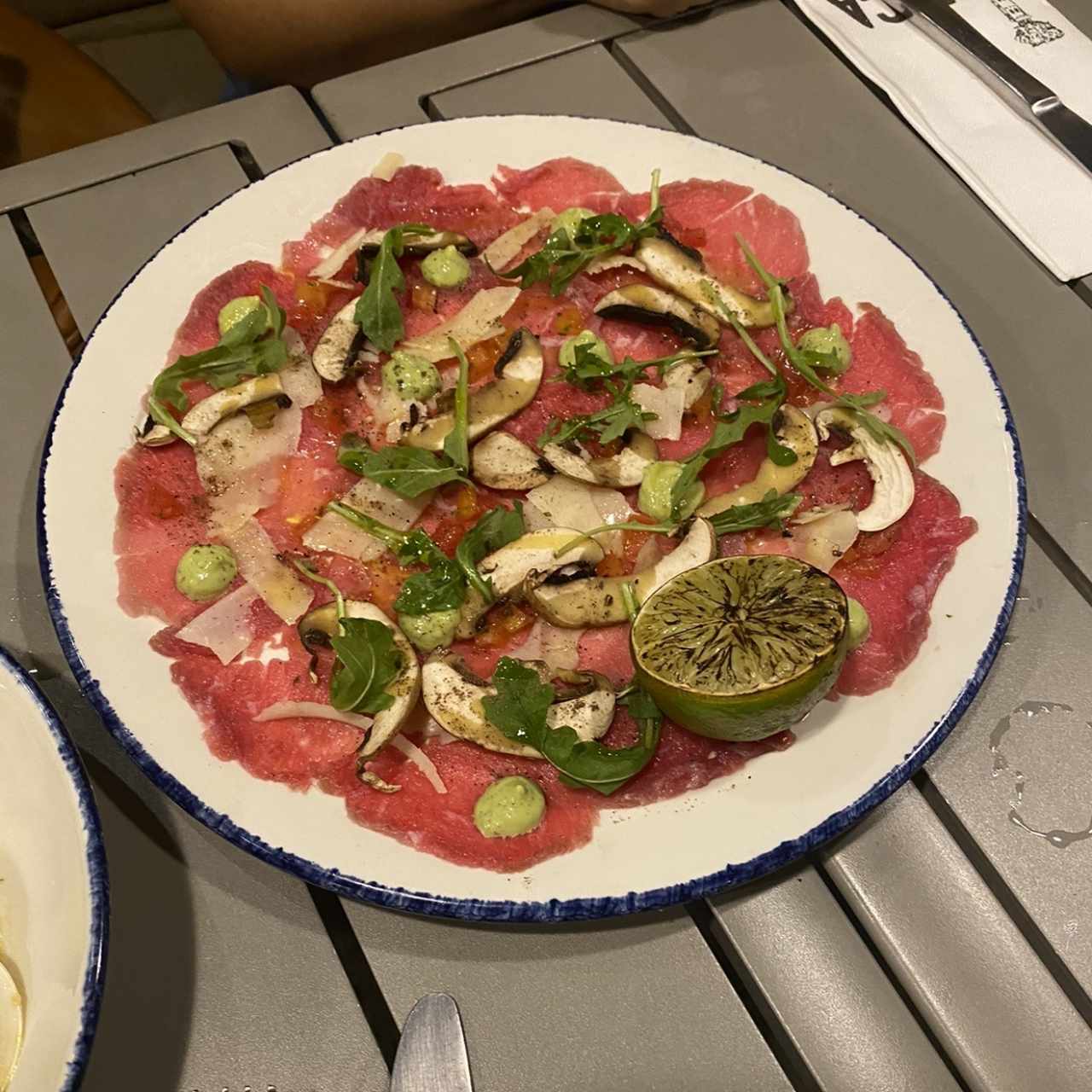 Carpaccio Di Manzo