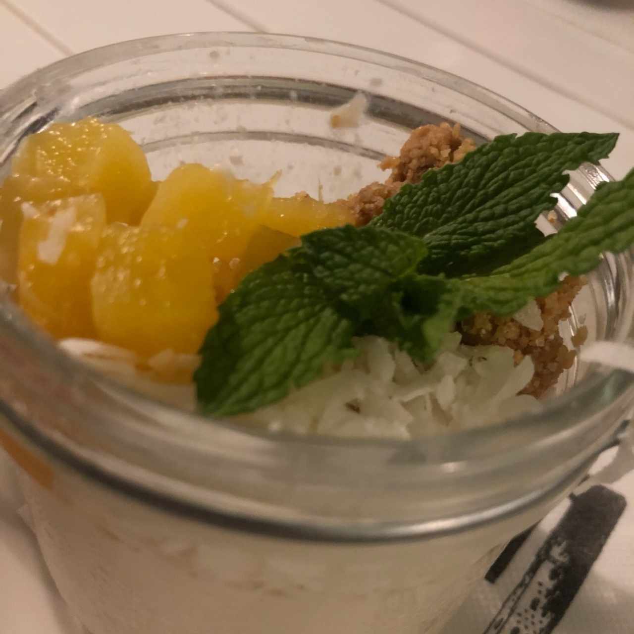 Panacotta de Piña Colada