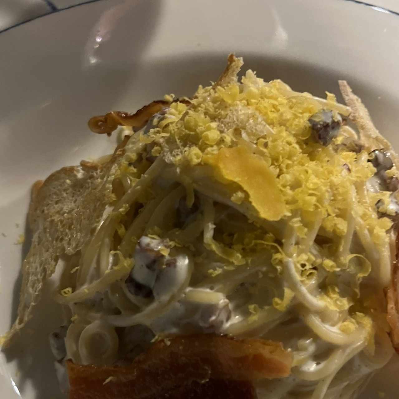 Rigatoni Ni Carbonara Ni Alfredo