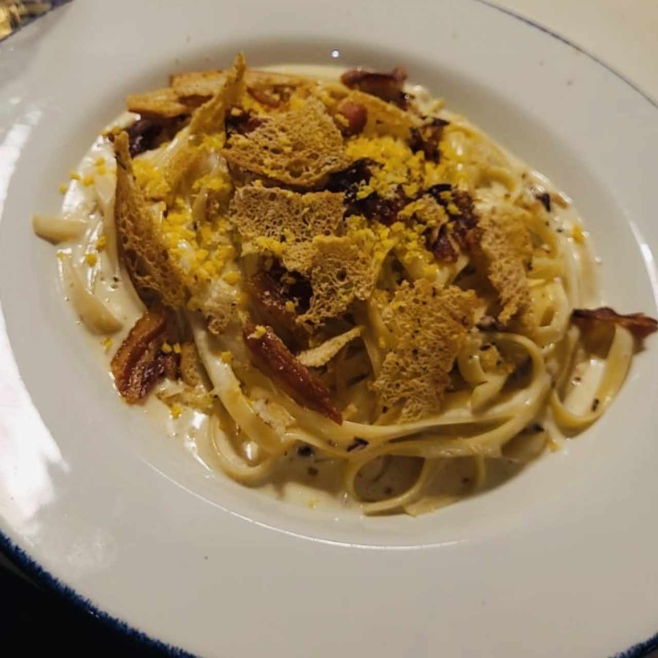 Rigatoni Ni Carbonara Ni Alfredo