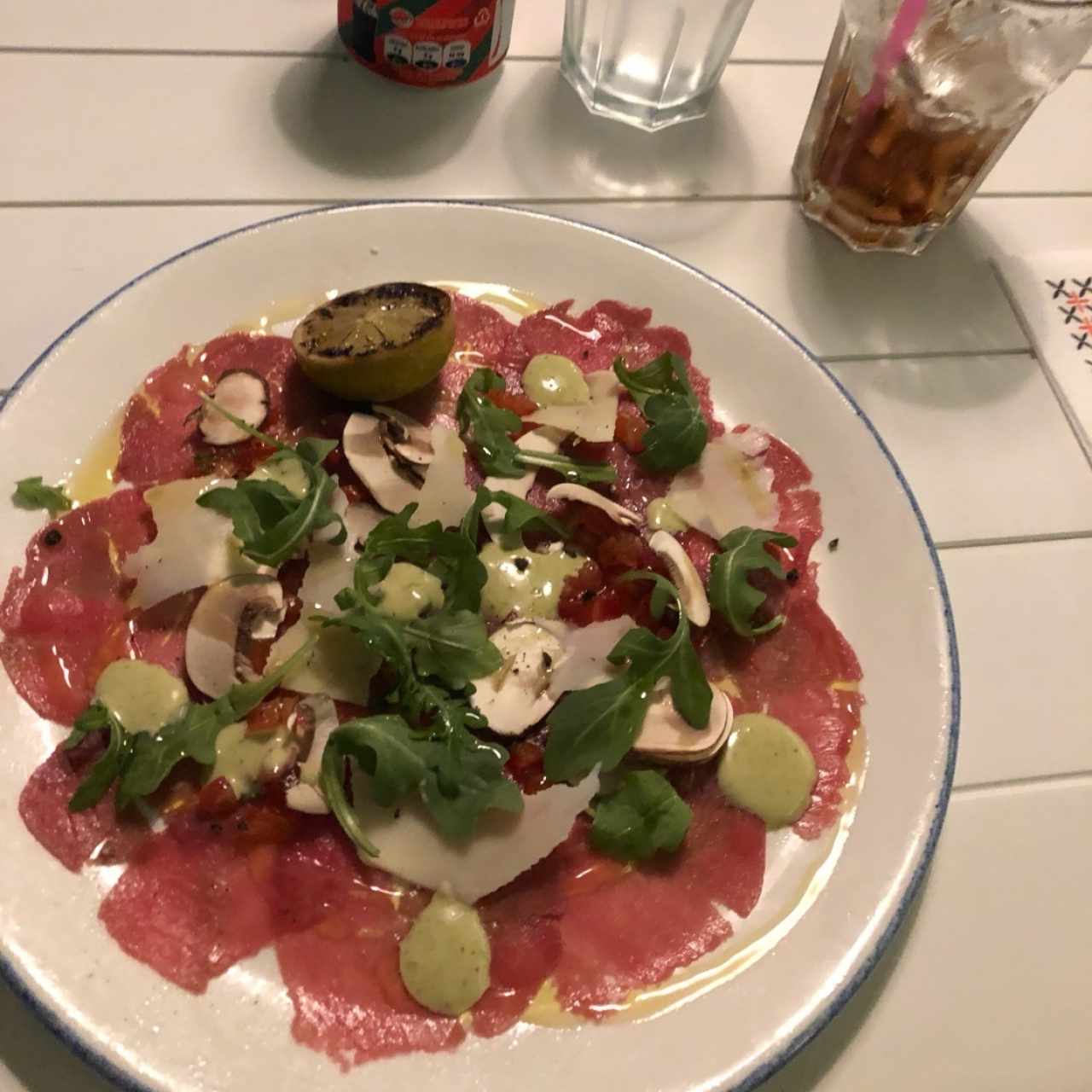 Carpaccio di manzo