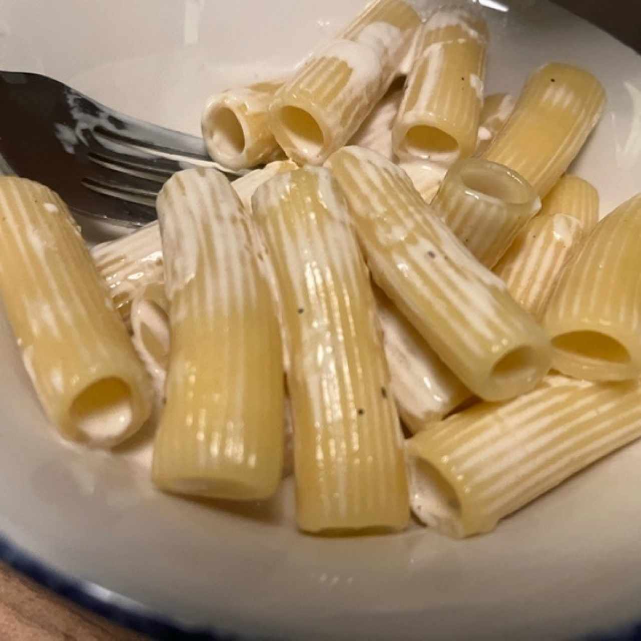 Pasta salsa blanca