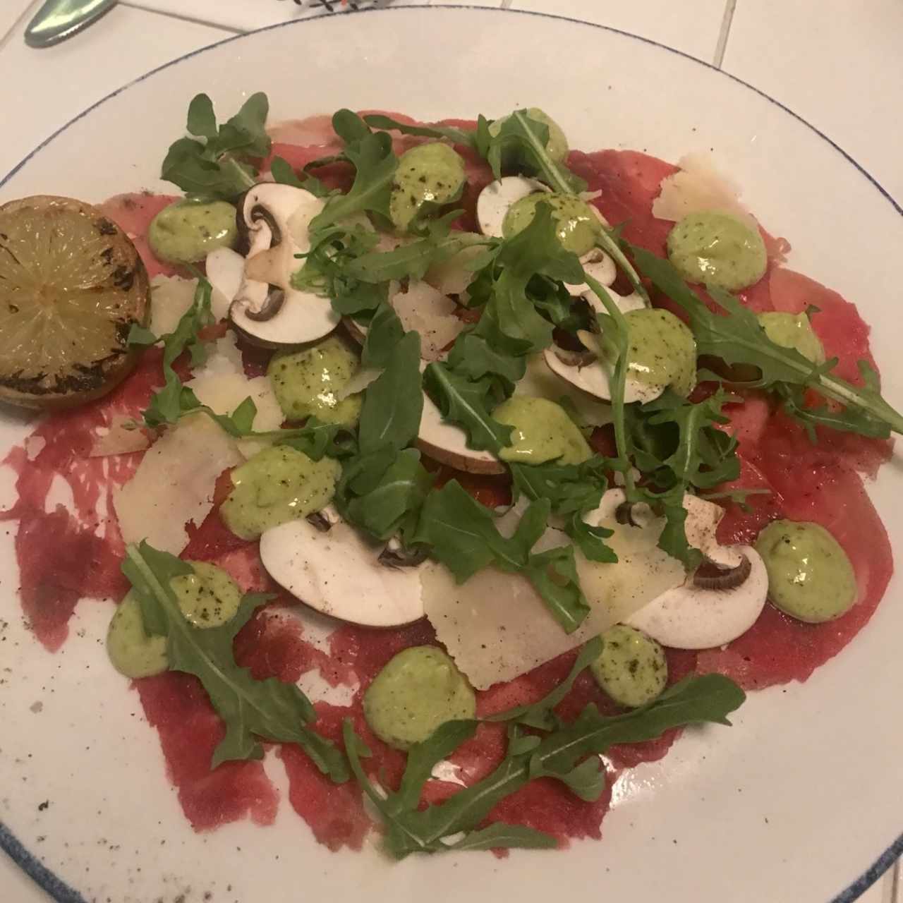 Carpaccio di manzo