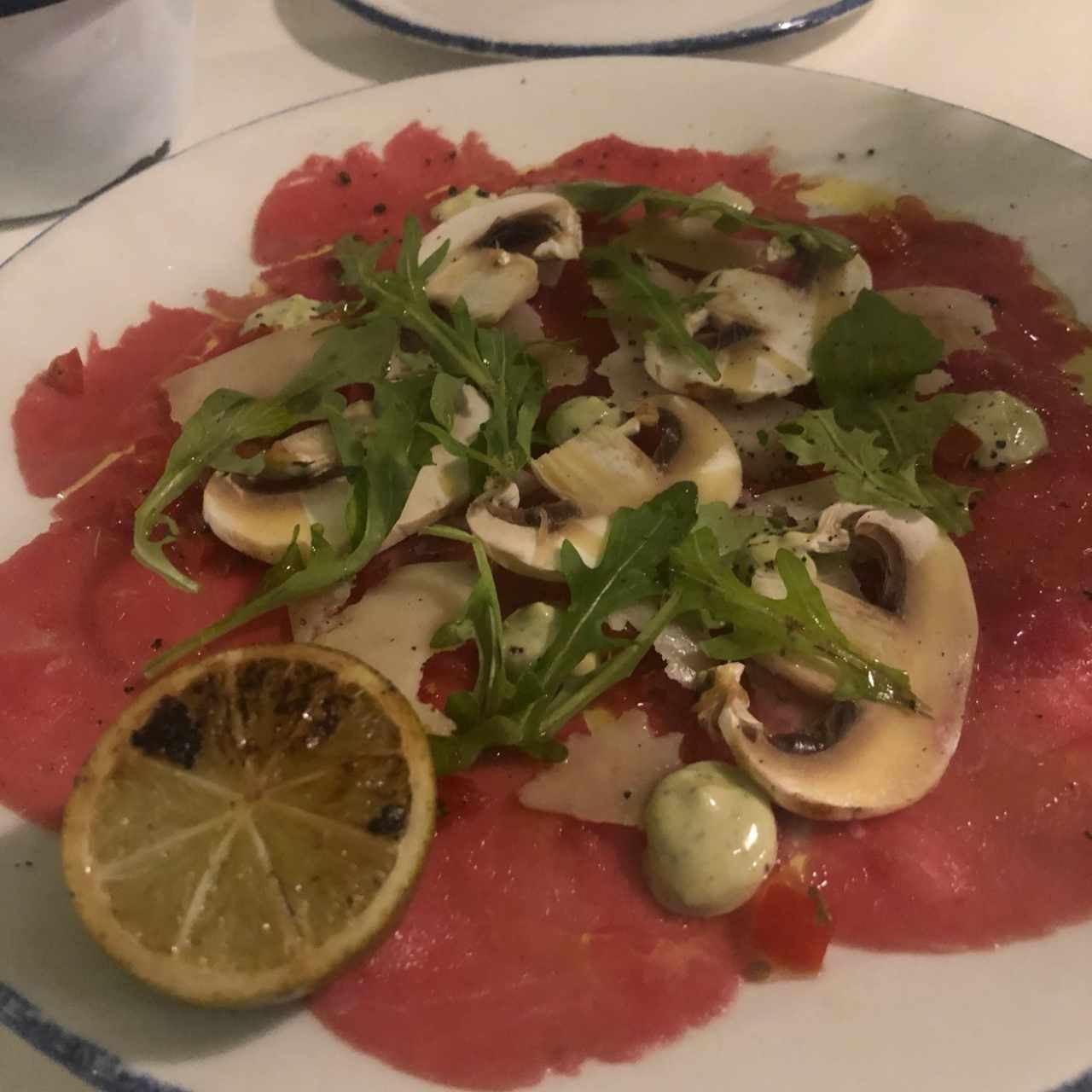 carpaccio de res