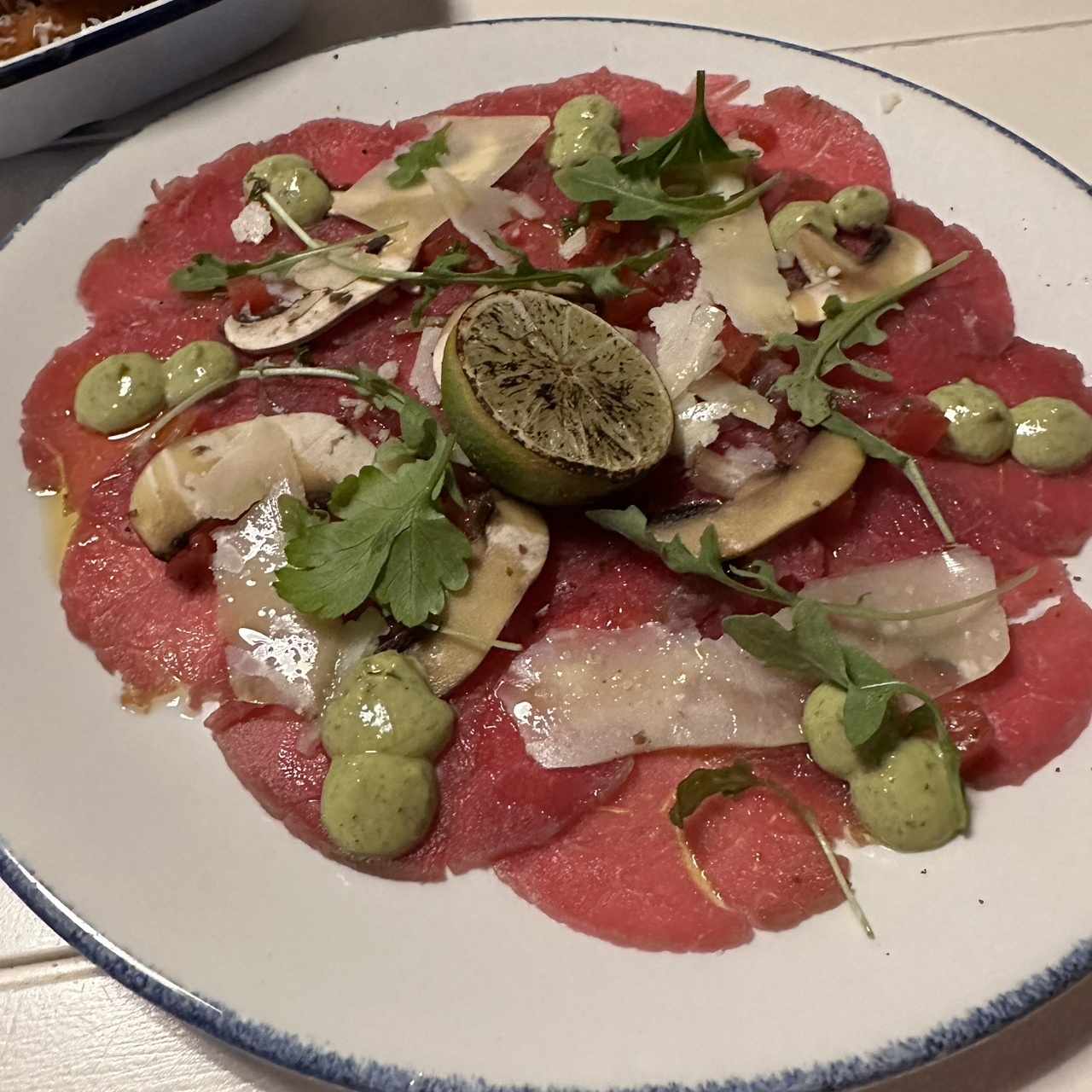 Carpaccio Di Manzo