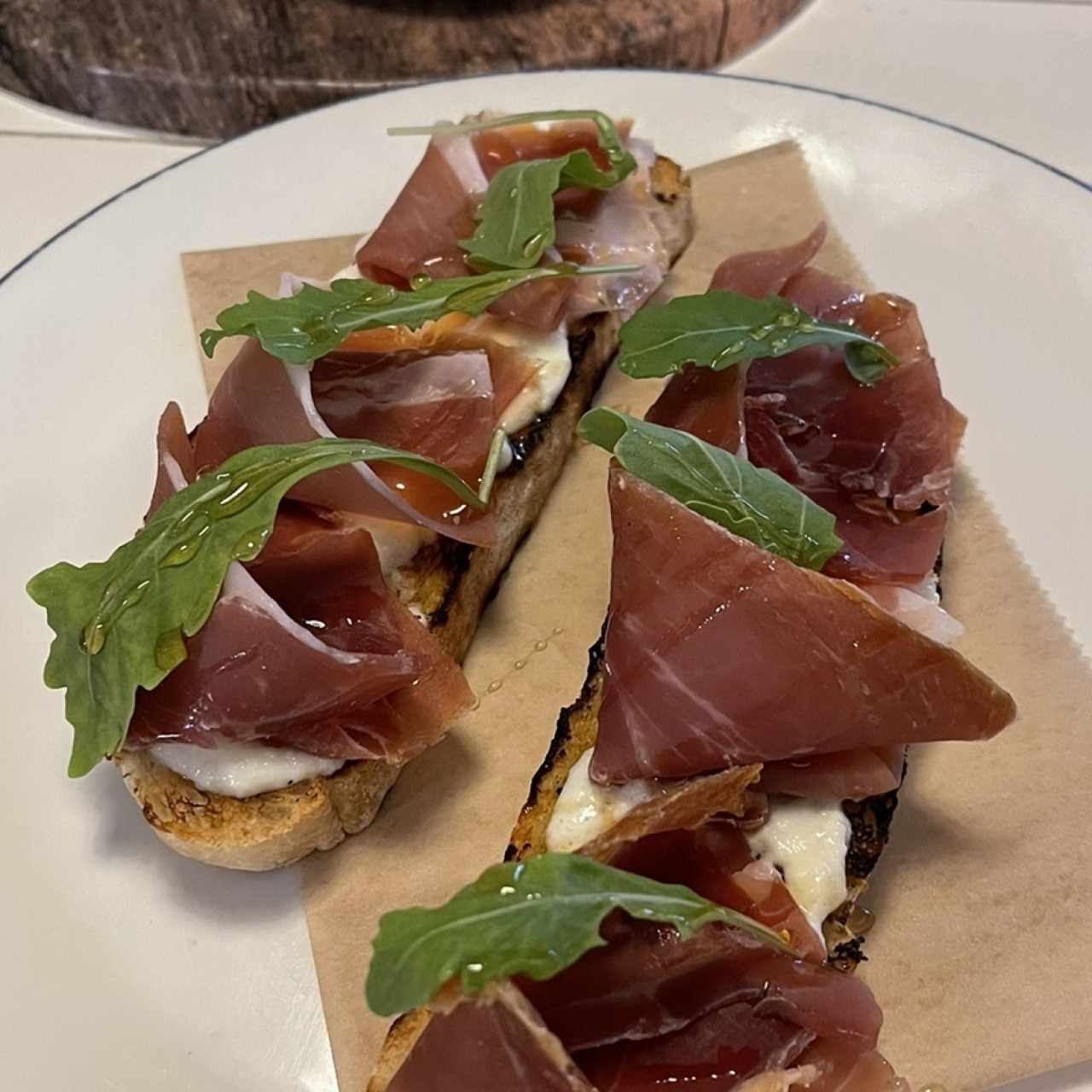 Crostini Prosciutto Di San Danielle