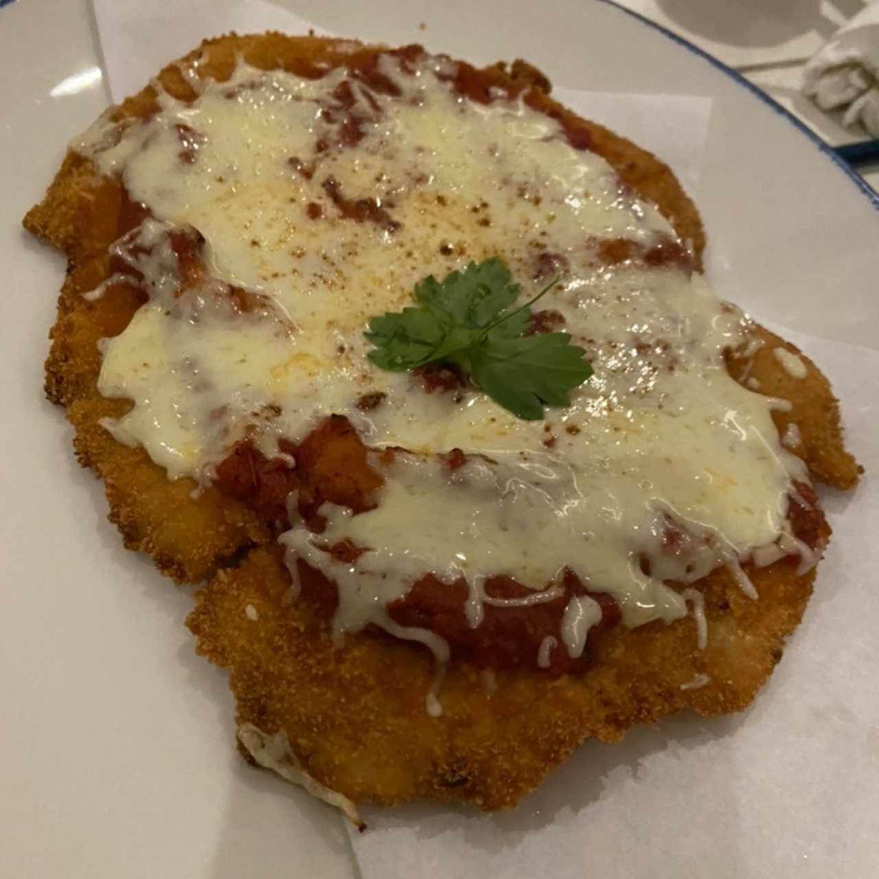 Secondi Piatti - Milanesa de pollo