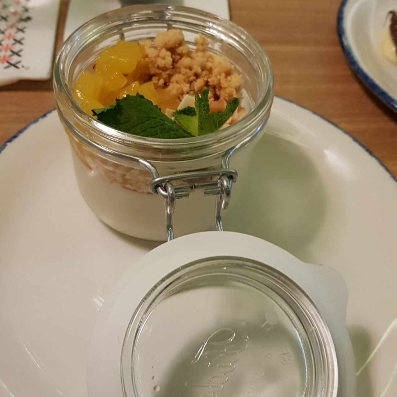 panacotta de piña colada