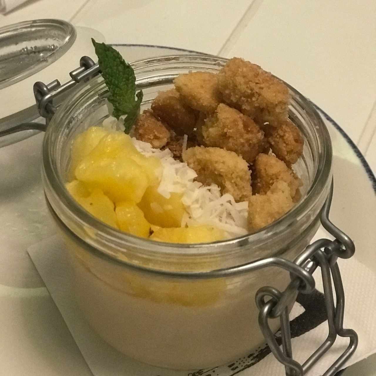 Pannacotta de Piña Colada