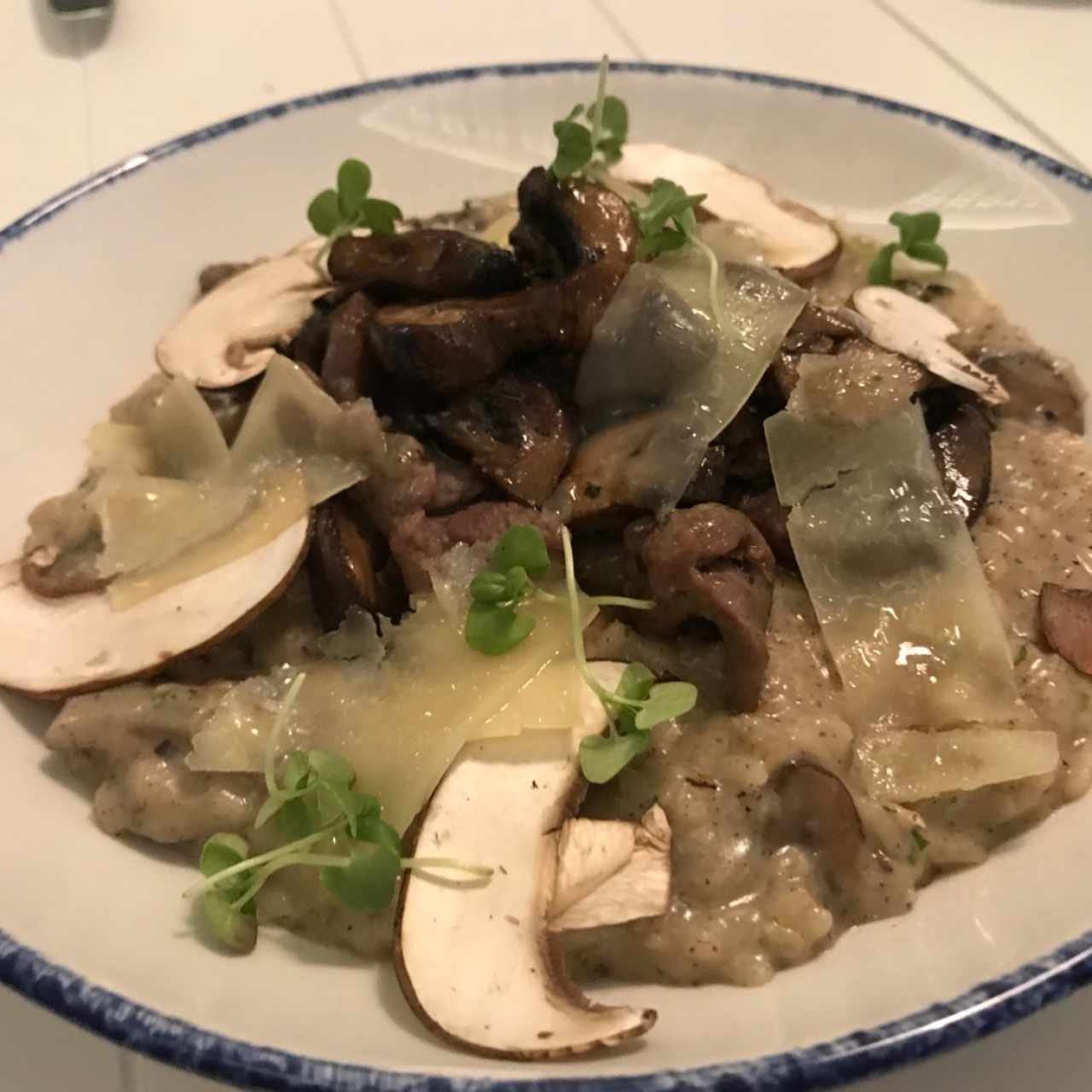 Risotto de hongos