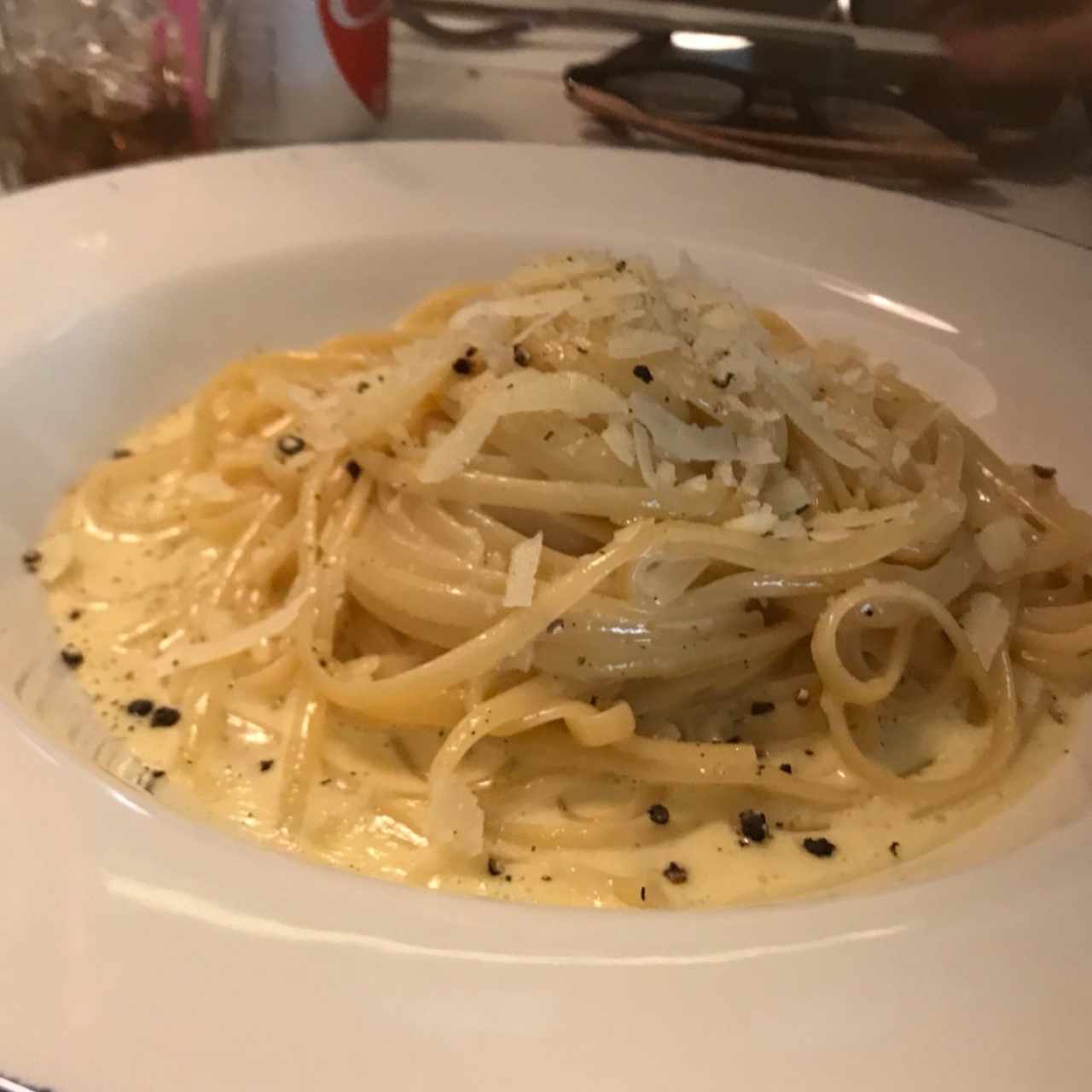 Linguini caccio e pepe