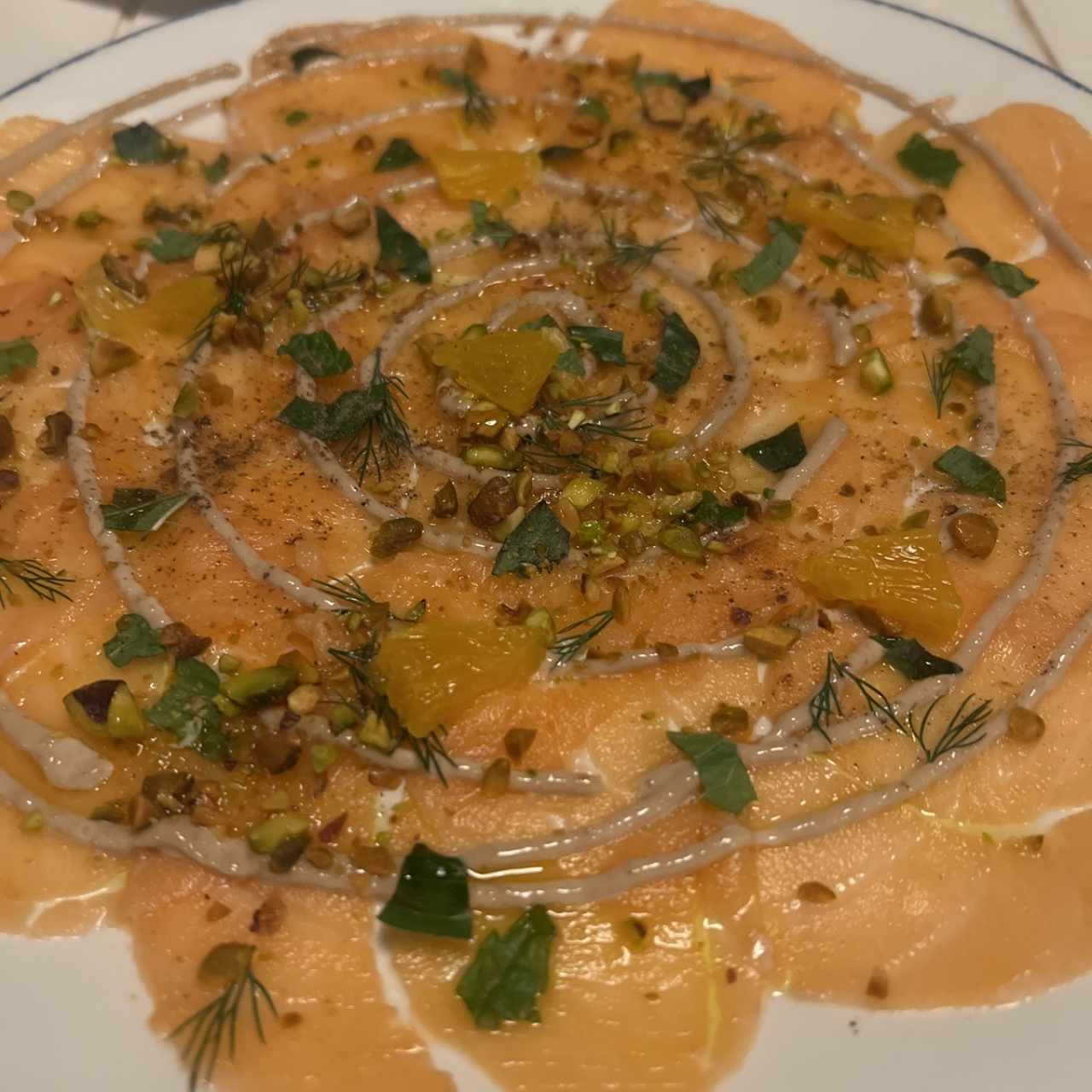 Carpaccio Di Salmone