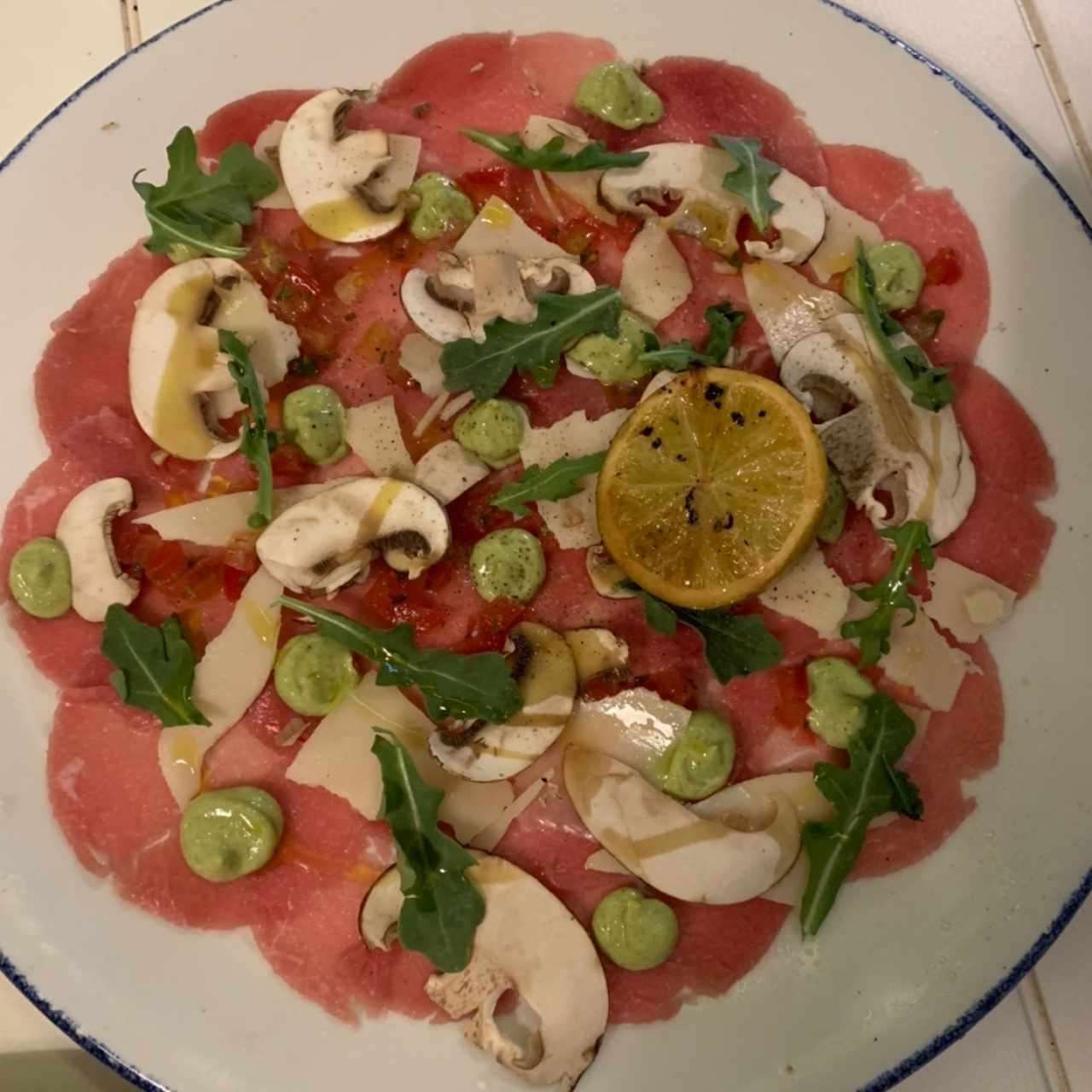 Carpaccio Di Manzo