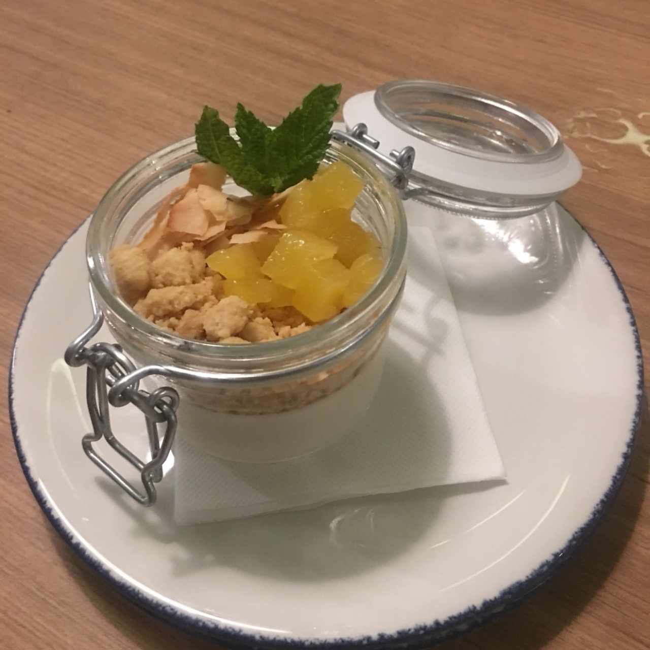 Panacotta de Piña y Coco