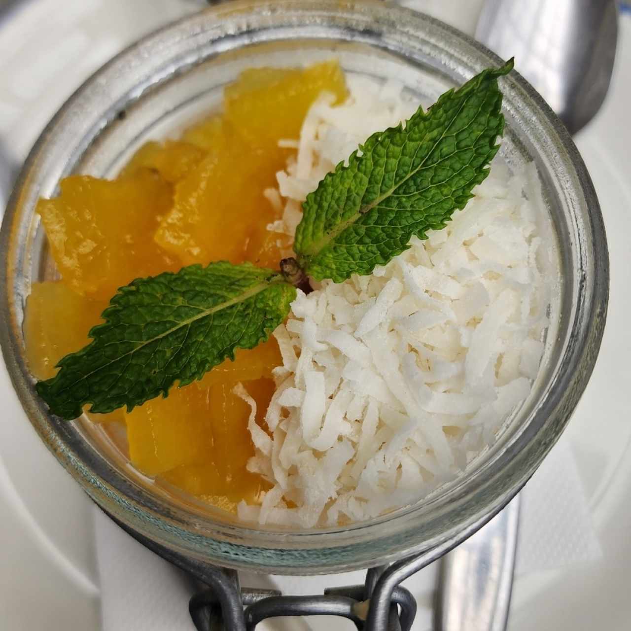 Pannacotta de Piña Colada