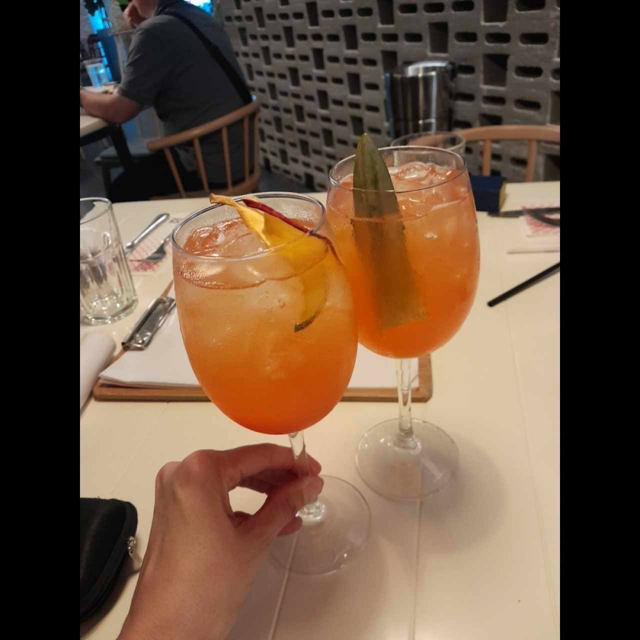 mango spritz y spritz tropical