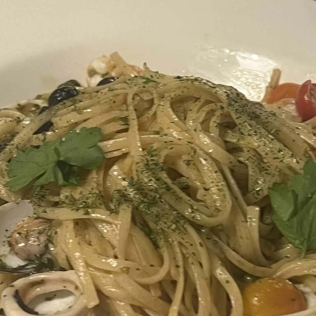 Fetuccini vongole