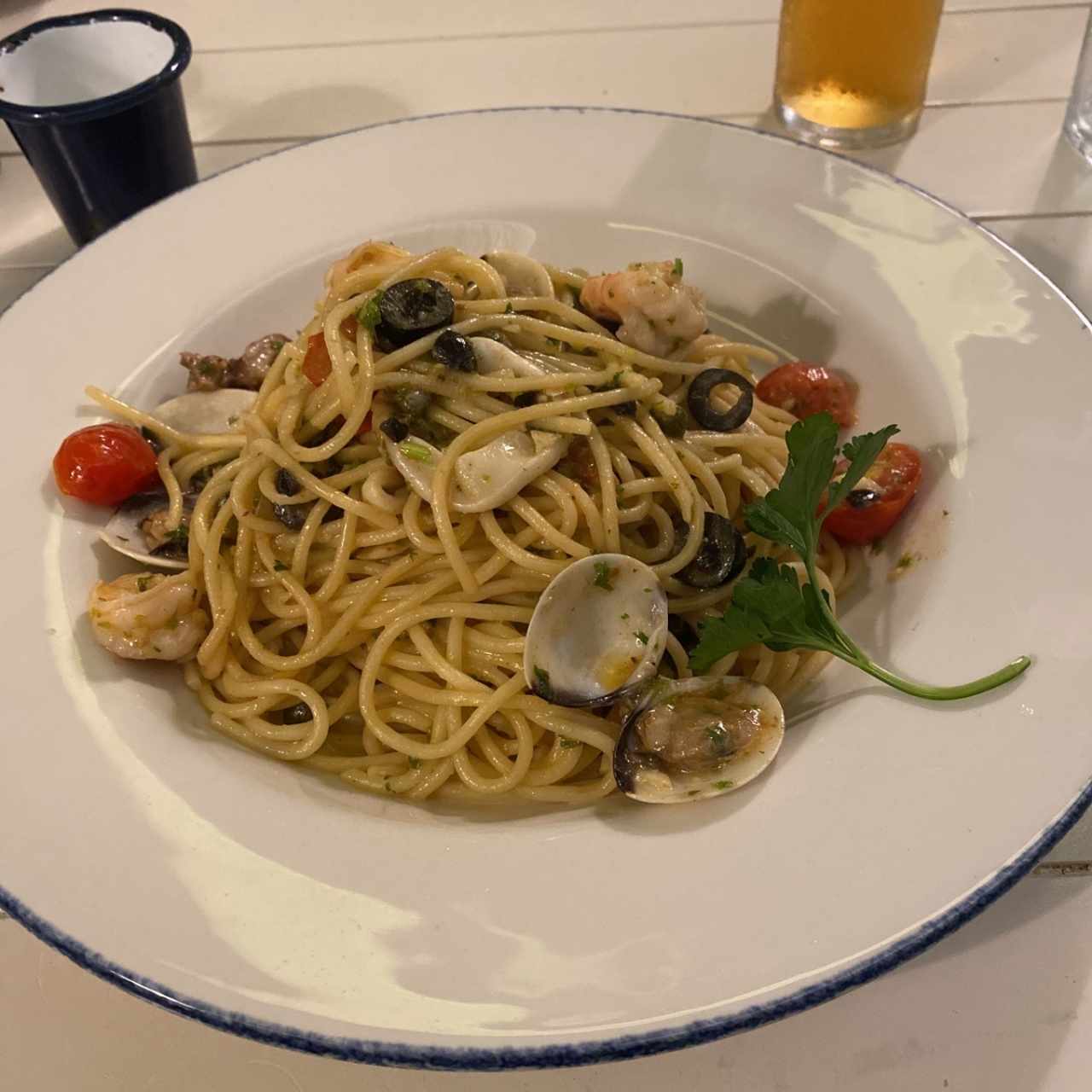 Spaguetti fruti de mare 