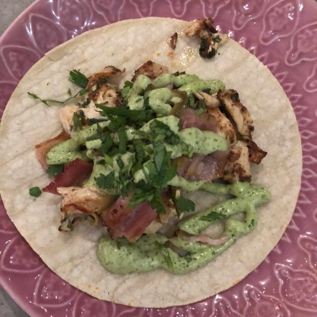 taco de pollo