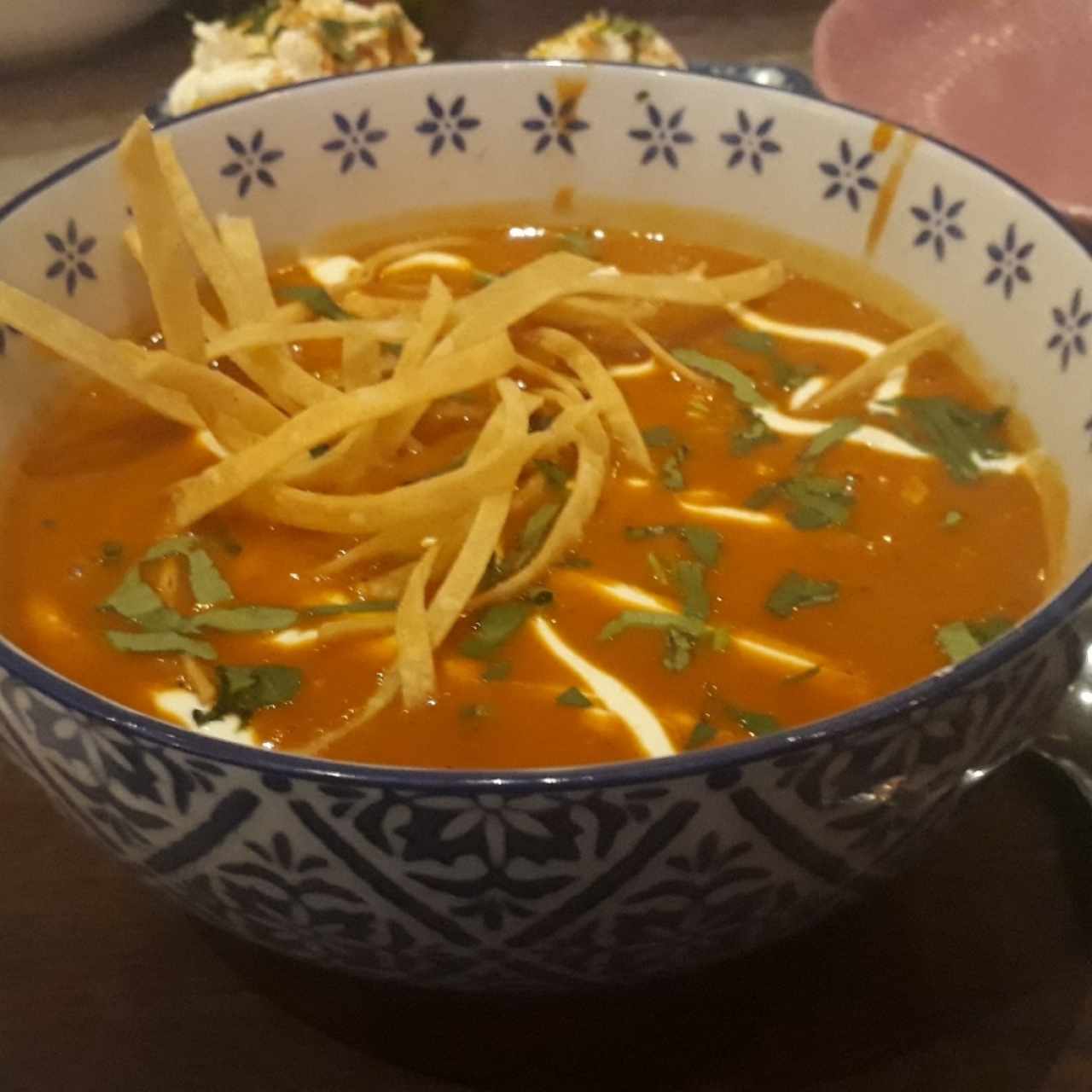 sopa de tortilla buenisima