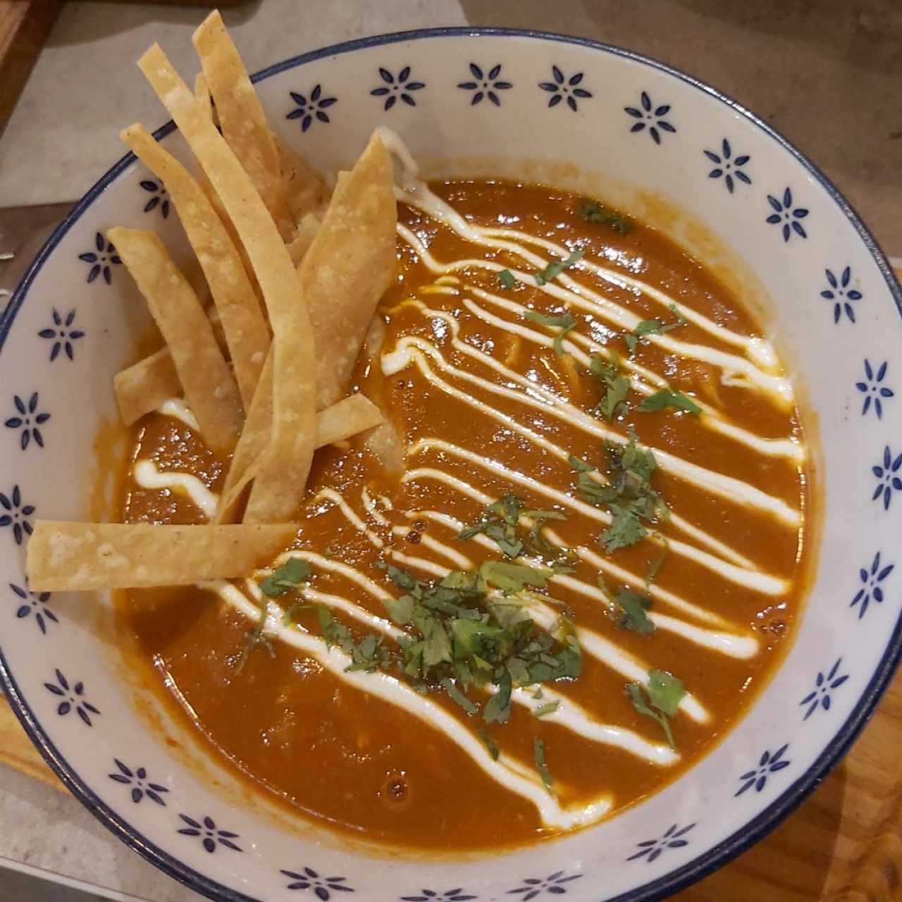 sopa de tortilla