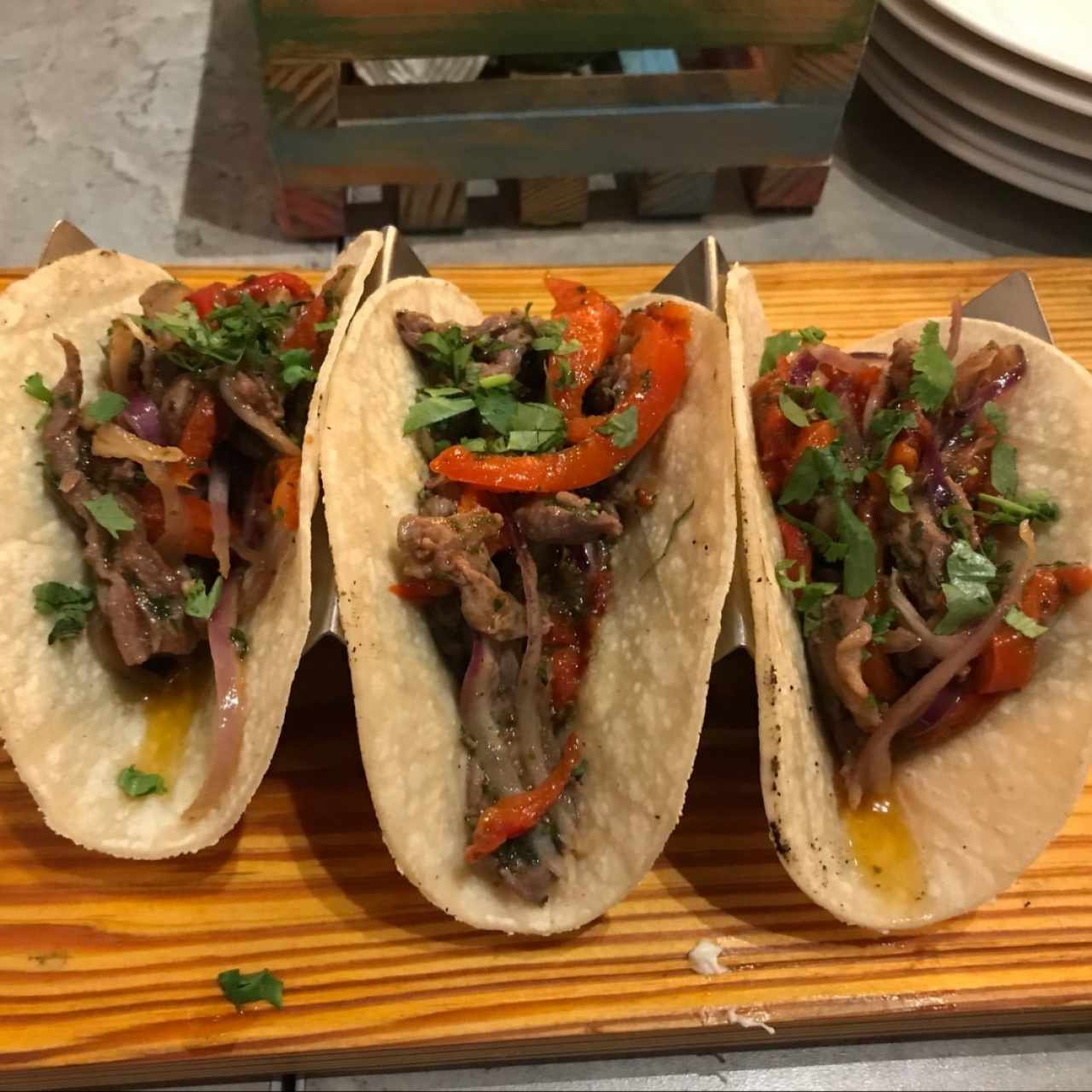 trio de tacos