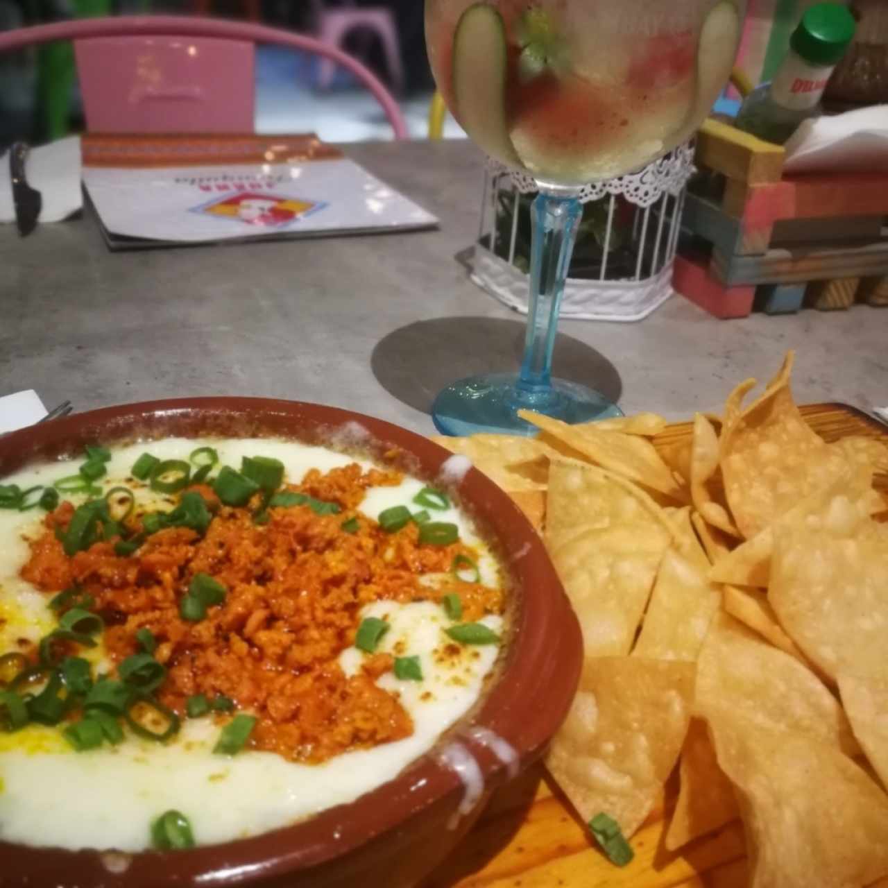 Queso Fundido de Chorizo