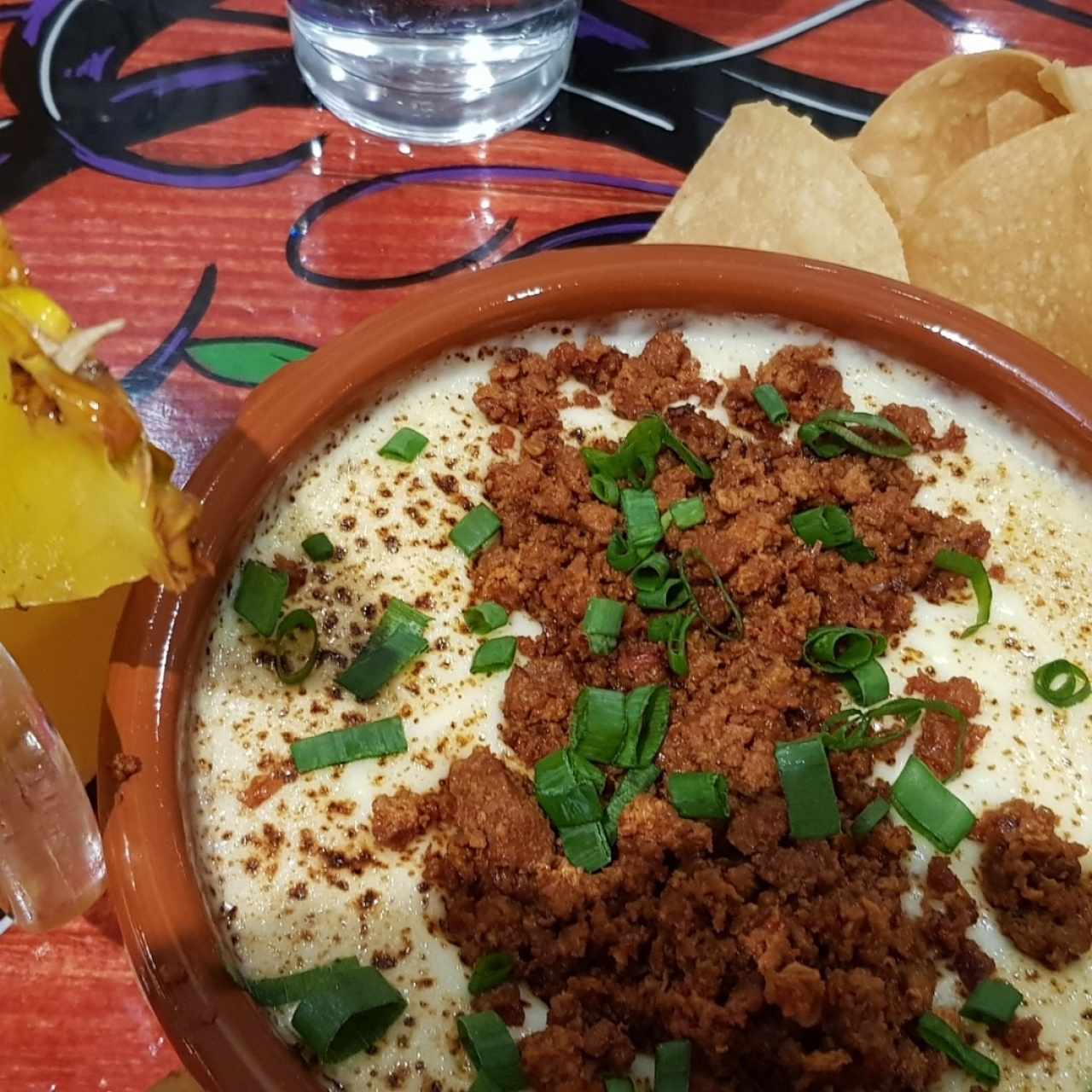 fundido de carne y chorizo