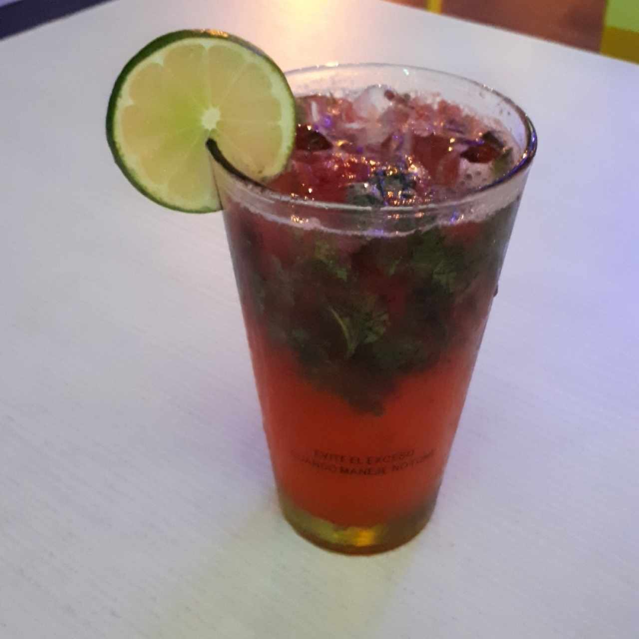 Mojito de fresa