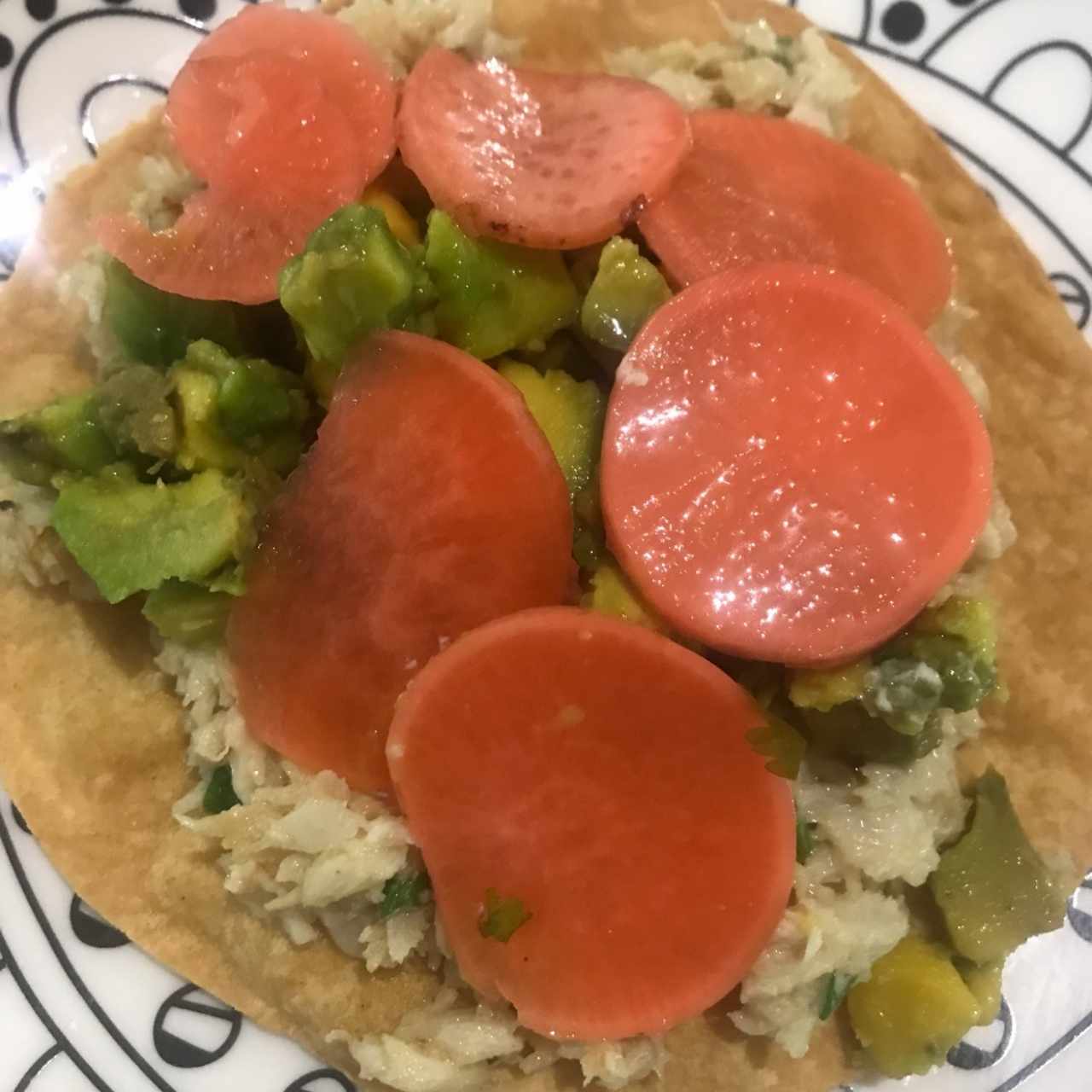 Taco de atun