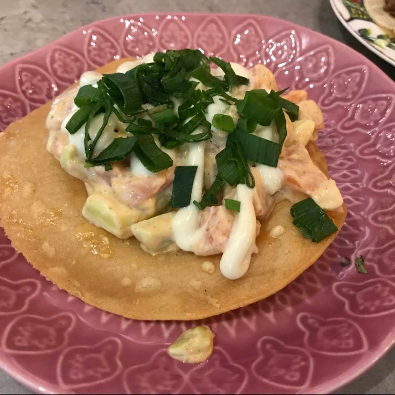 Taco Tartar de Salmón