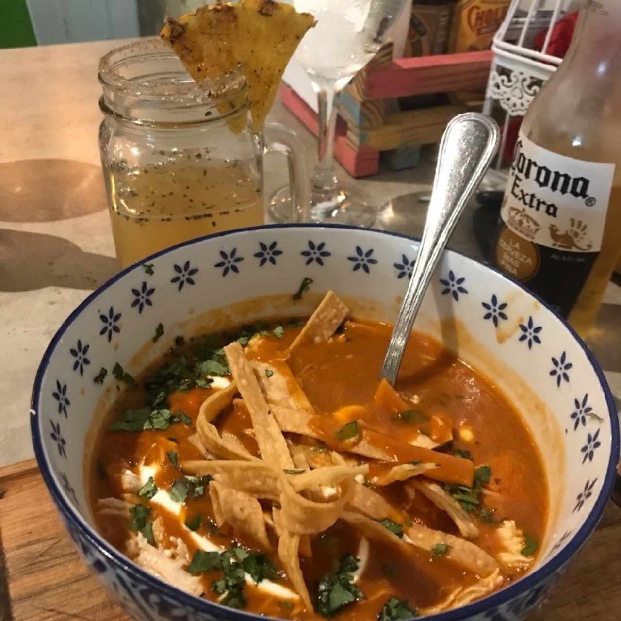 sopa de tortilla