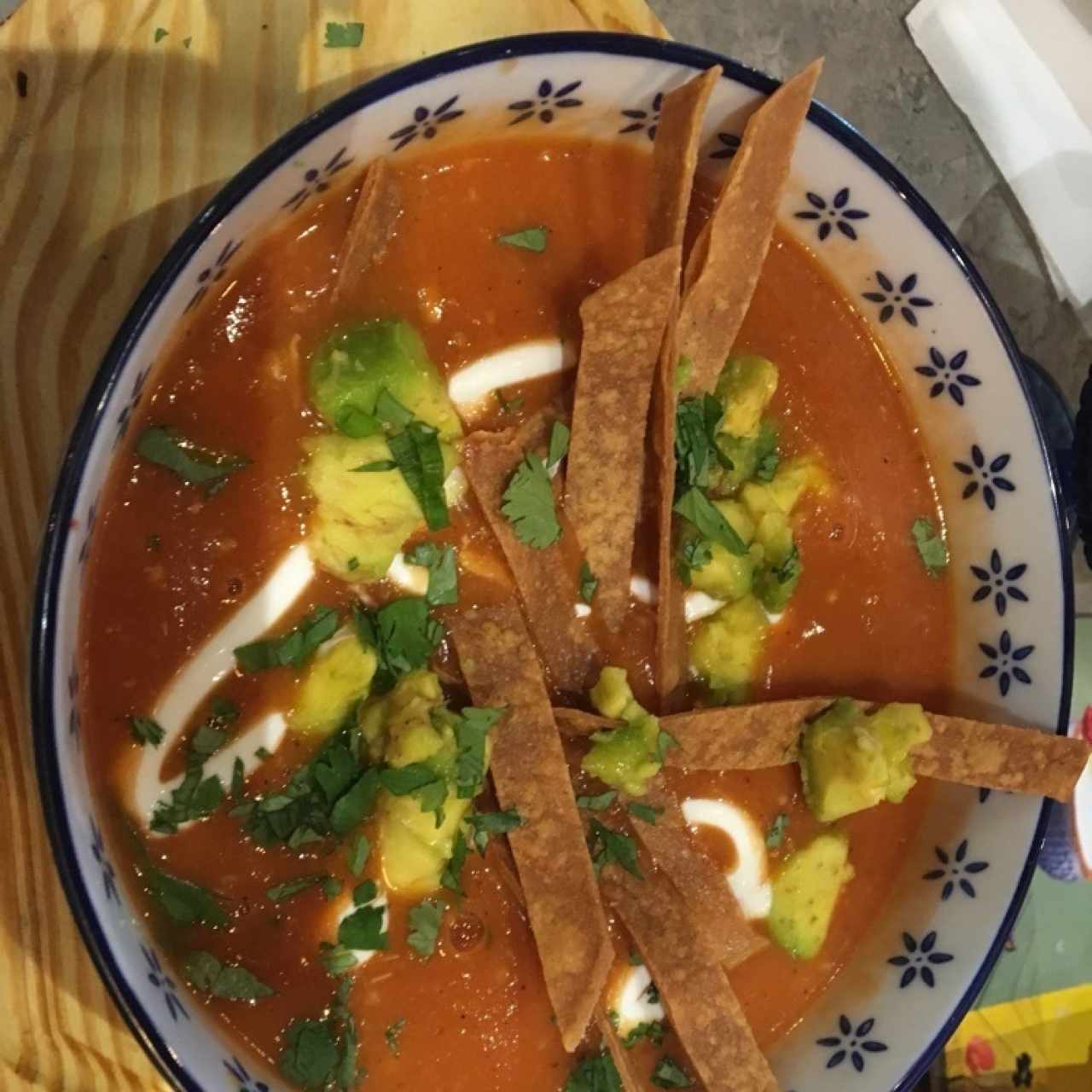 sopa de tortilla 