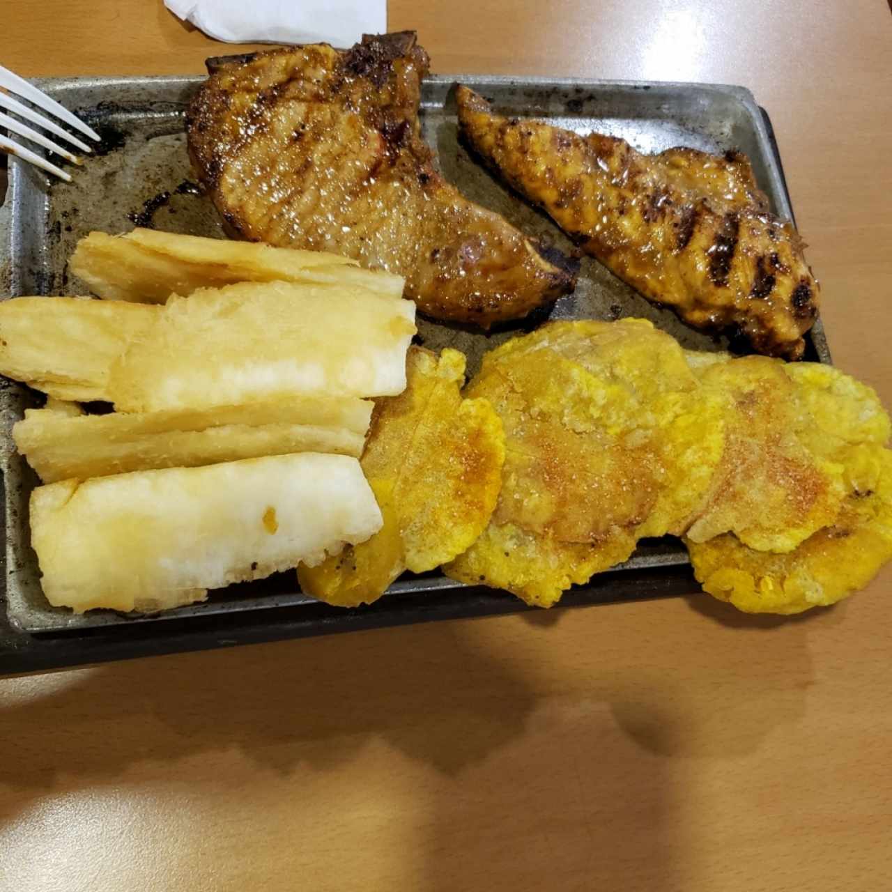 combo combinacion de chuleta y pollo