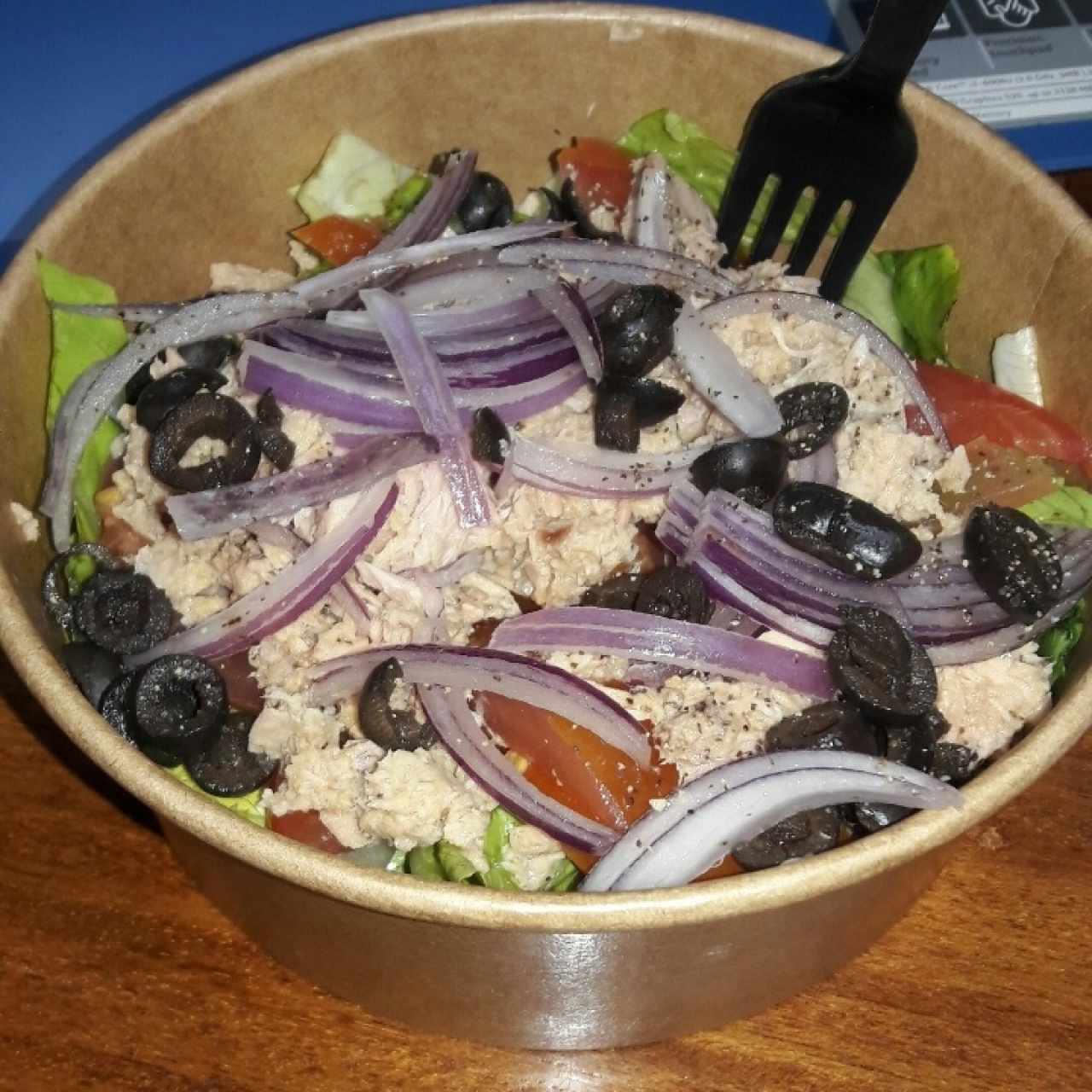 ensalada light con atún 