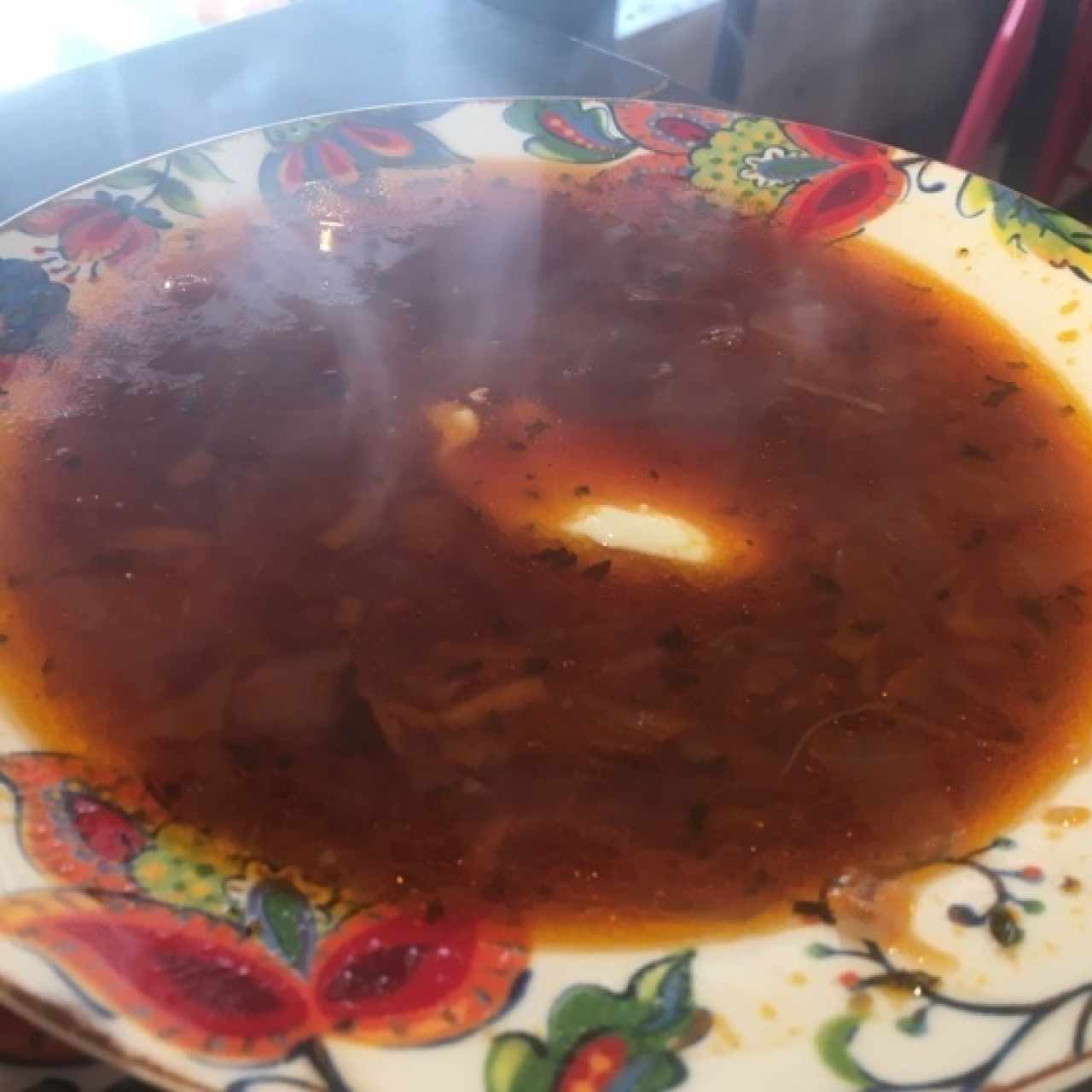 Sopa de Bordh con Smetana