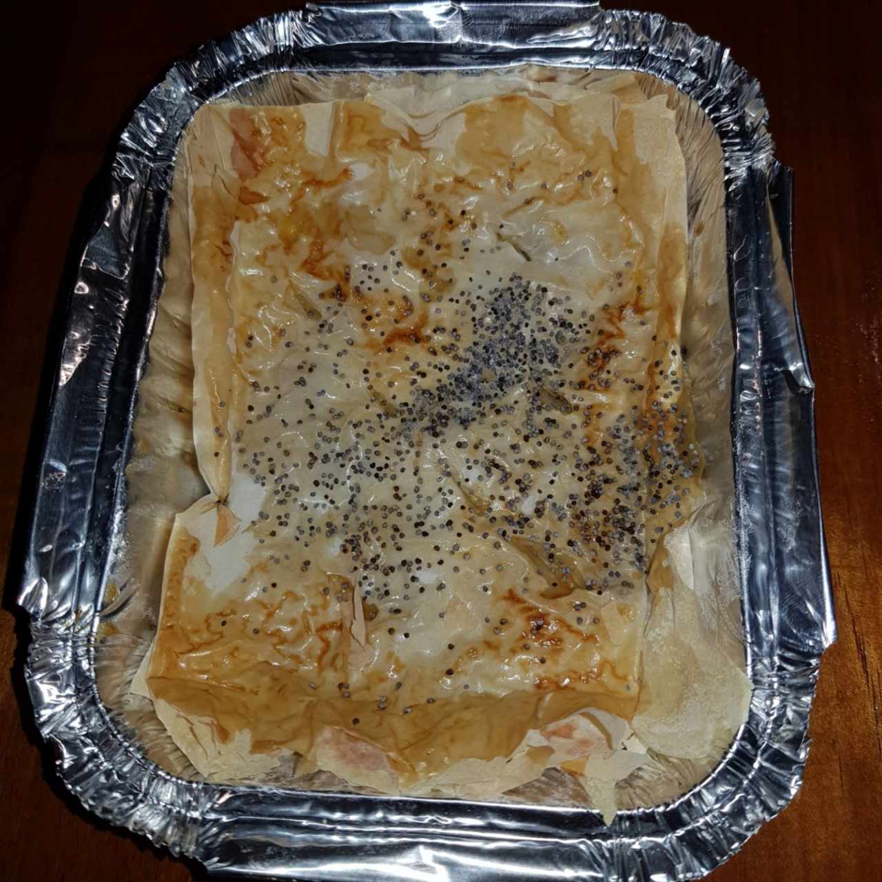 Mil hojas de pollo (pastel de pollo)