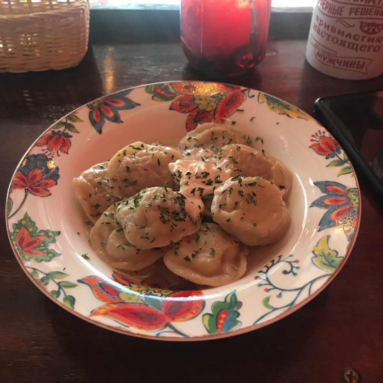 pelmeni with meat