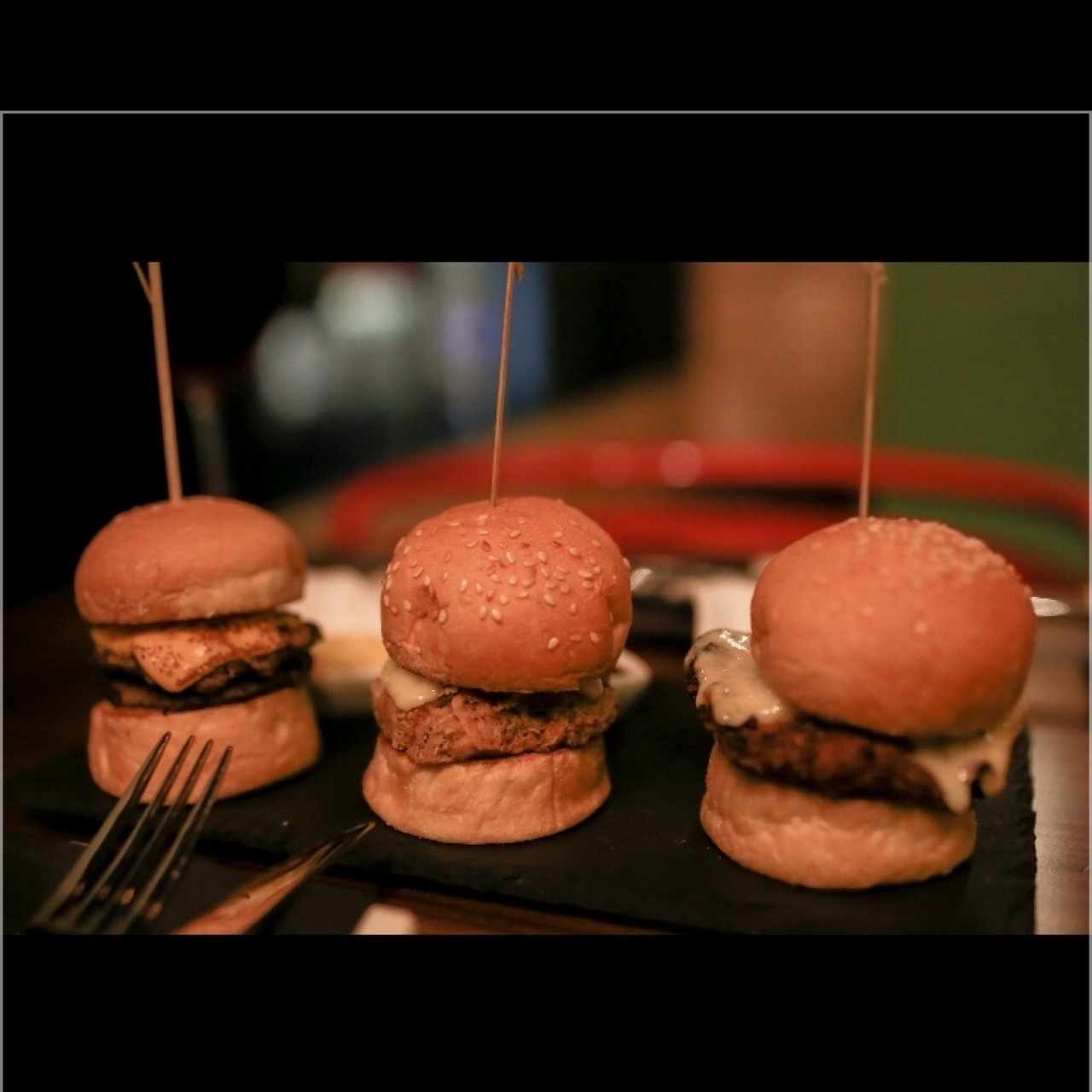 Trio de sliders