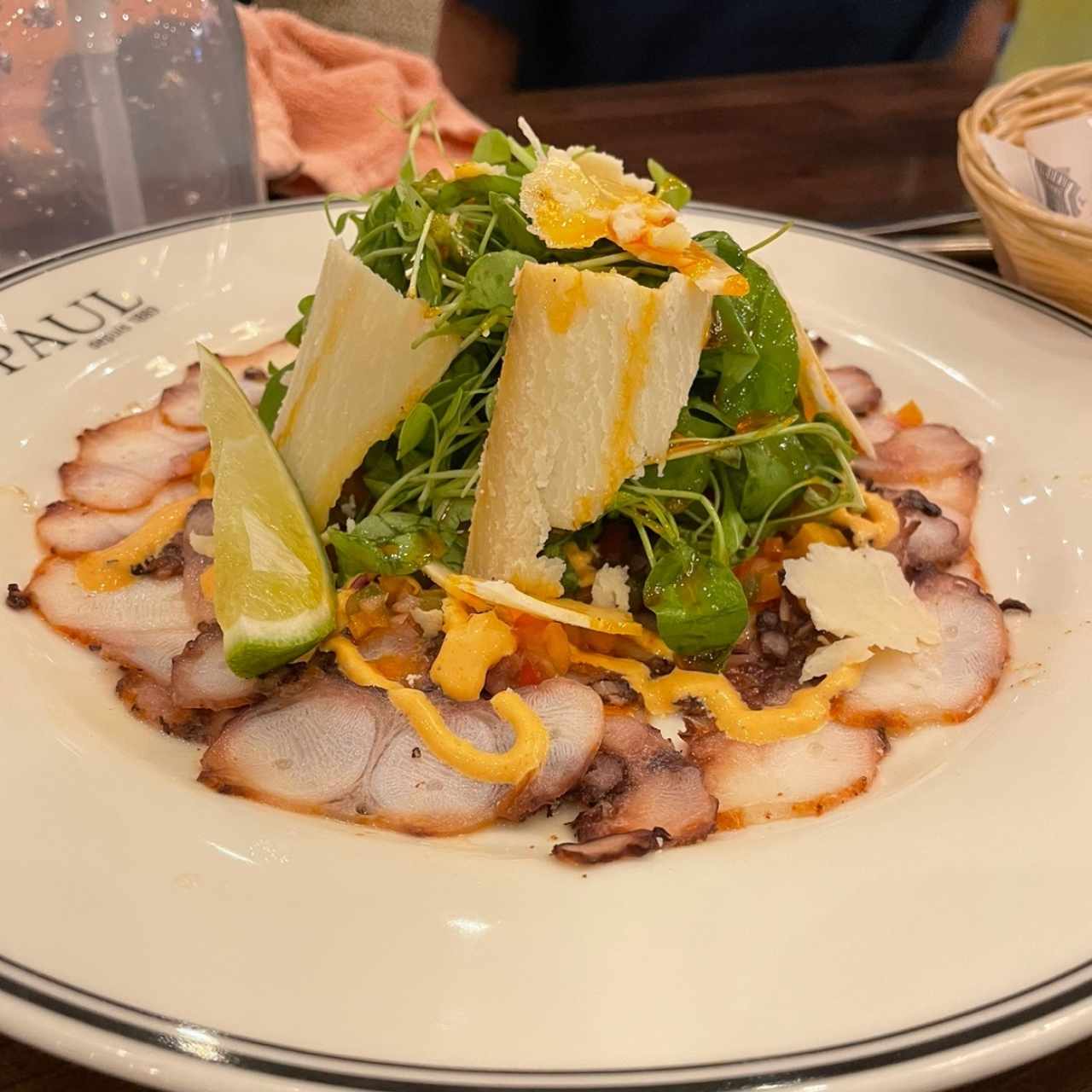 Carpaccio de pulpo