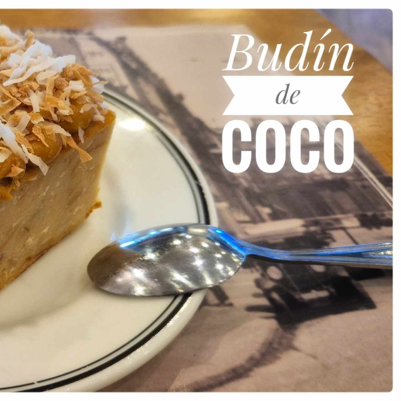 Budín de coco 