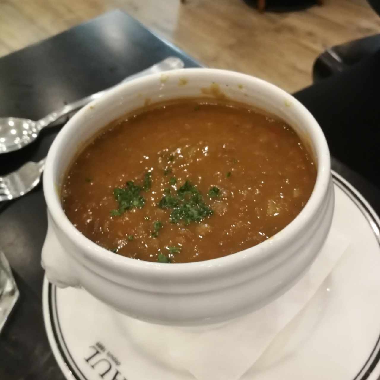 sopa de lentejas